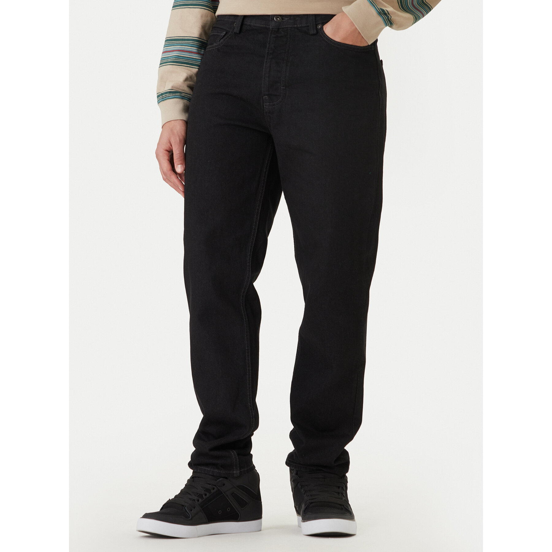 Element Jeans Regular 5 Denim ELYDP00131 Schwarz Tapered Fit