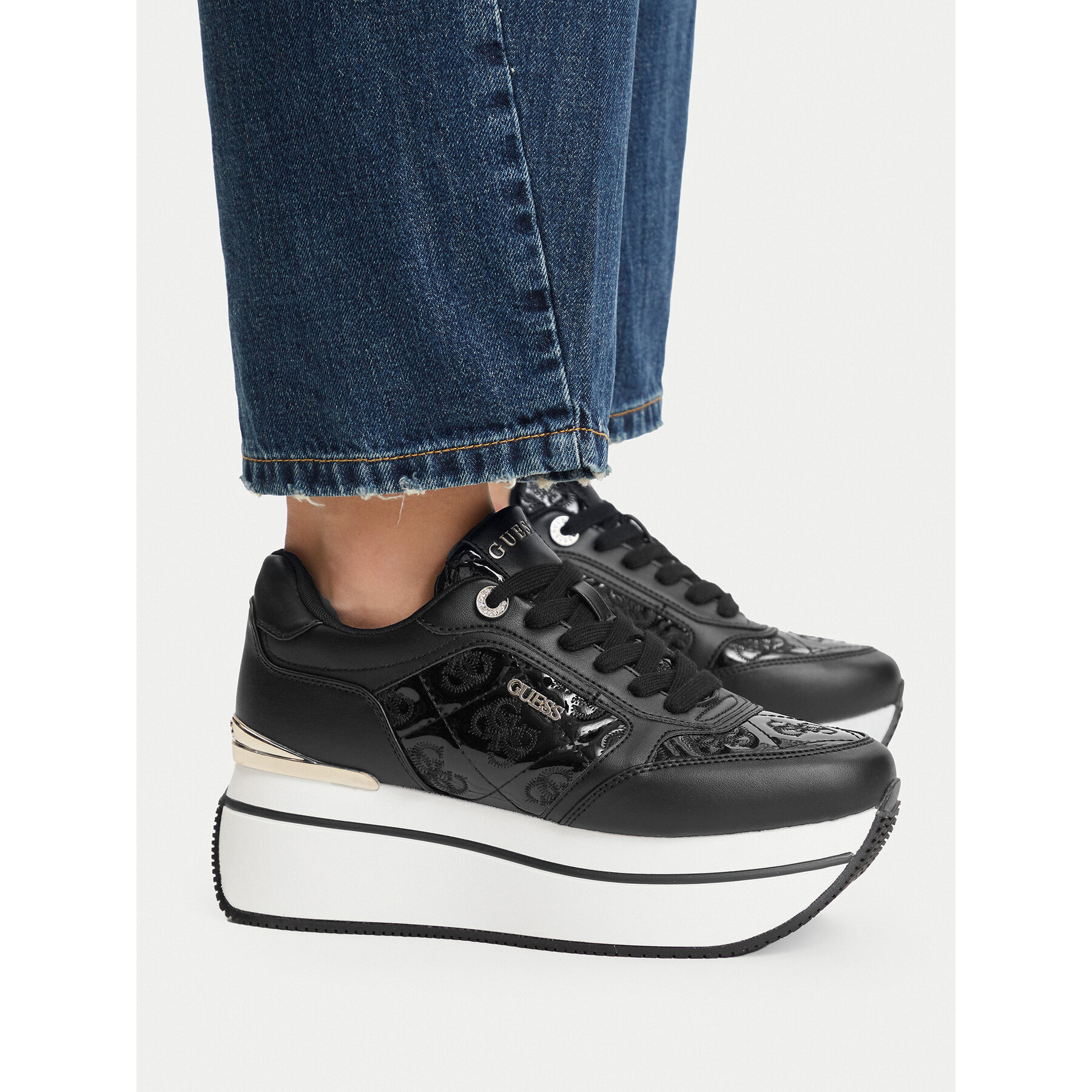 Сникърси Guess FLTCM9 FAL12 Черен