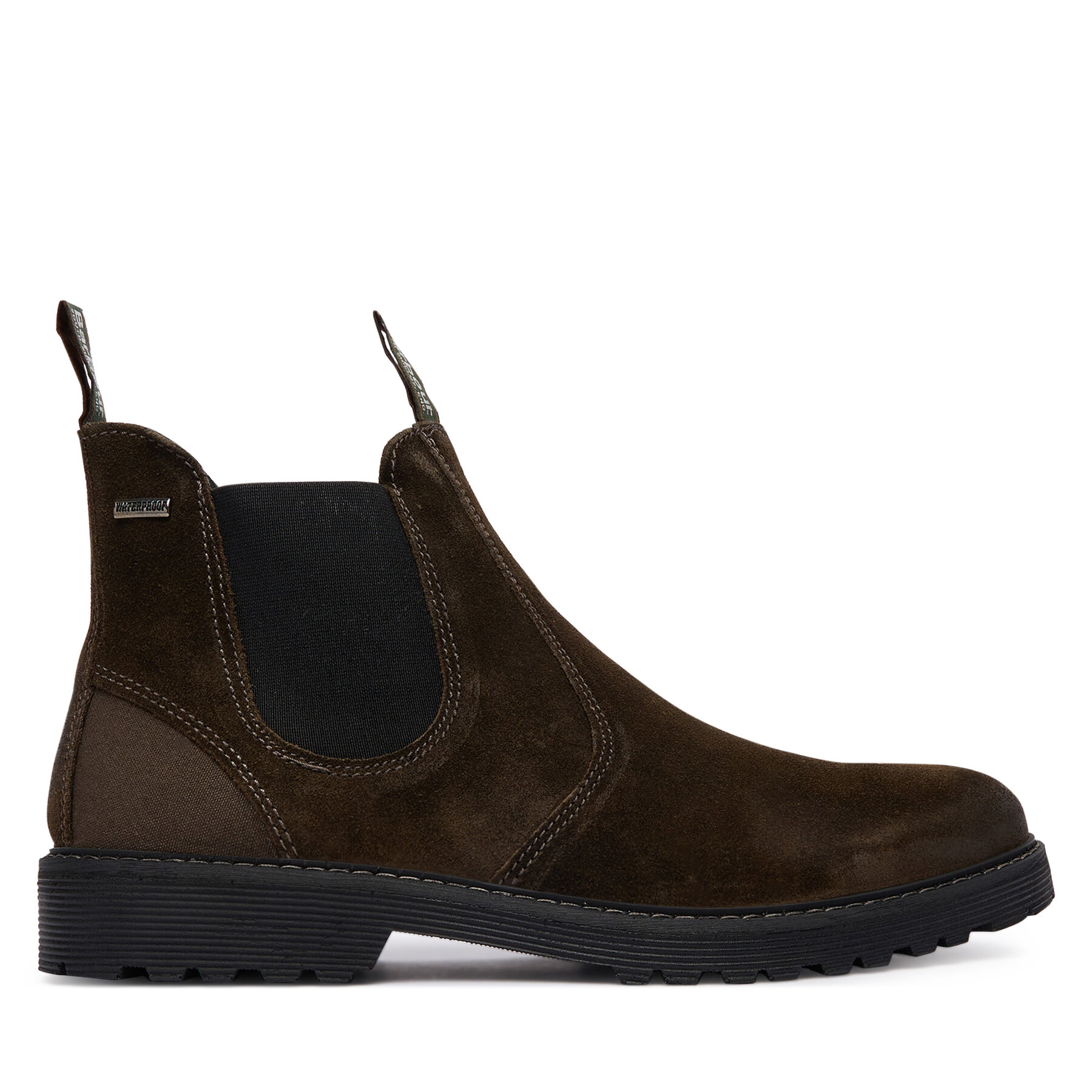 Členková obuv s elastickým prvkom Barbour MFO0771BR98 Kaki