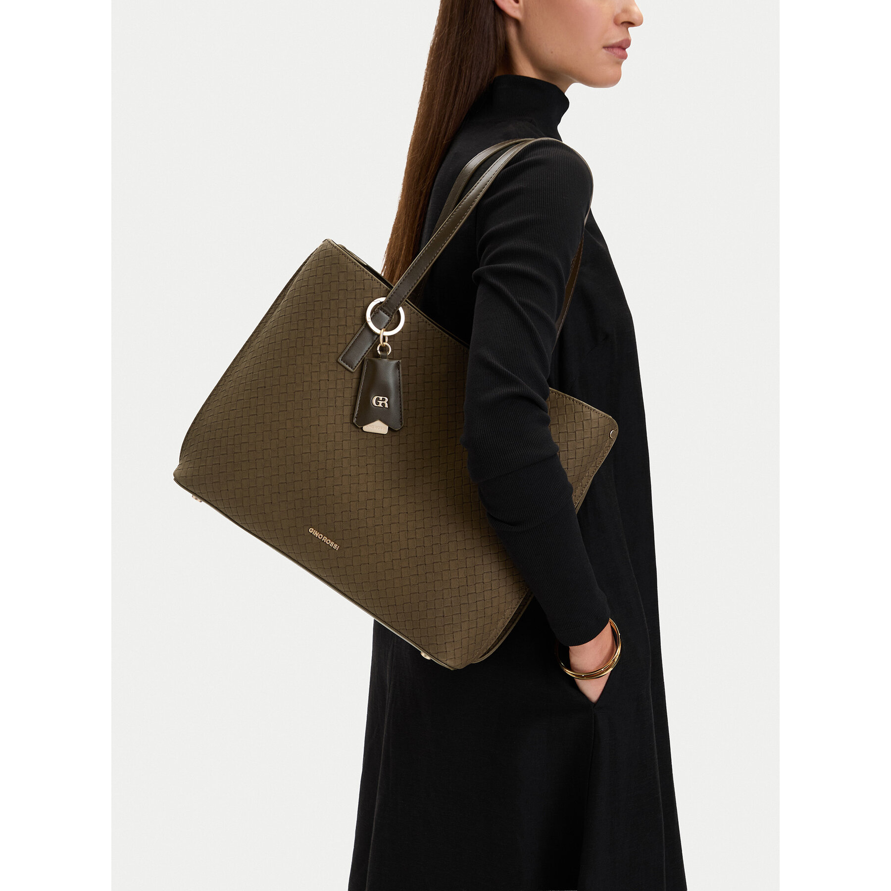 Torbica GINO ROSSI EO-LDA9894-B Kaki