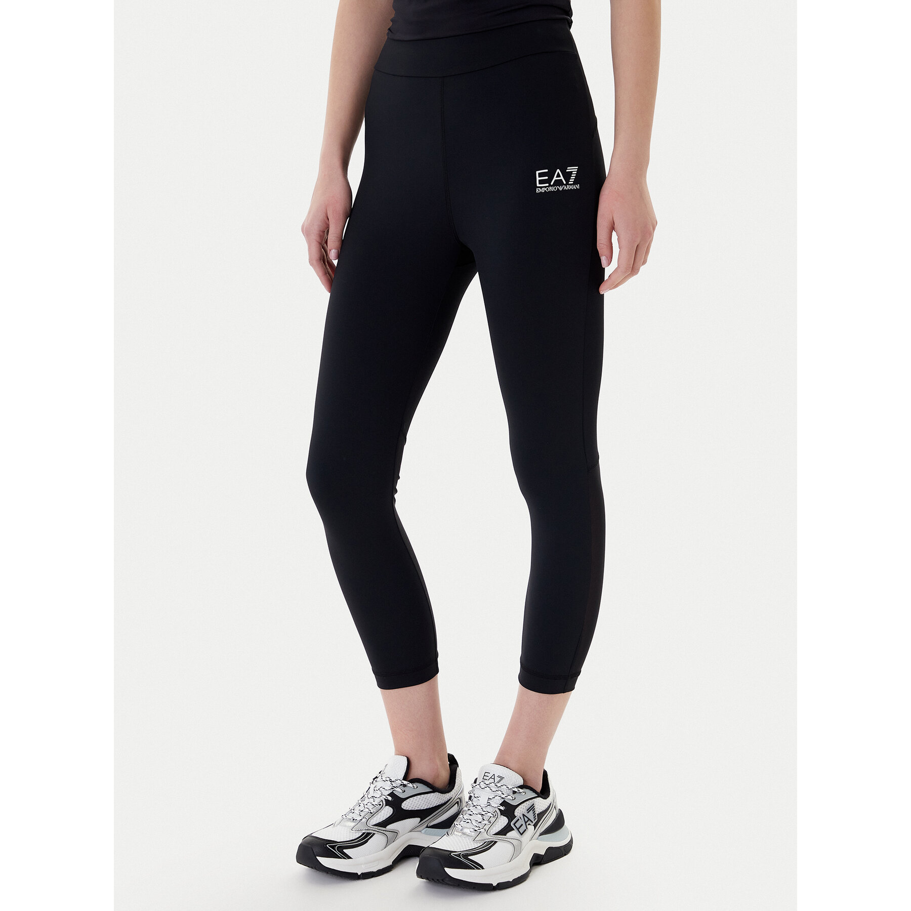 EA7 Emporio Armani Leggings 7W000932 AF21580 UC001 Schwarz Slim Fit