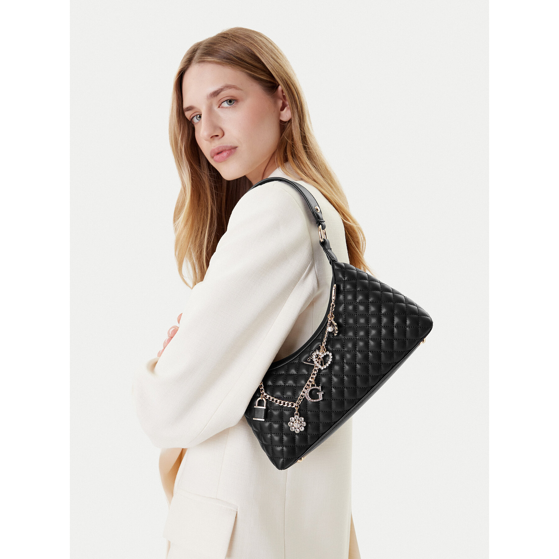 Geantă Guess Everlee HWEG86 79180 Negru