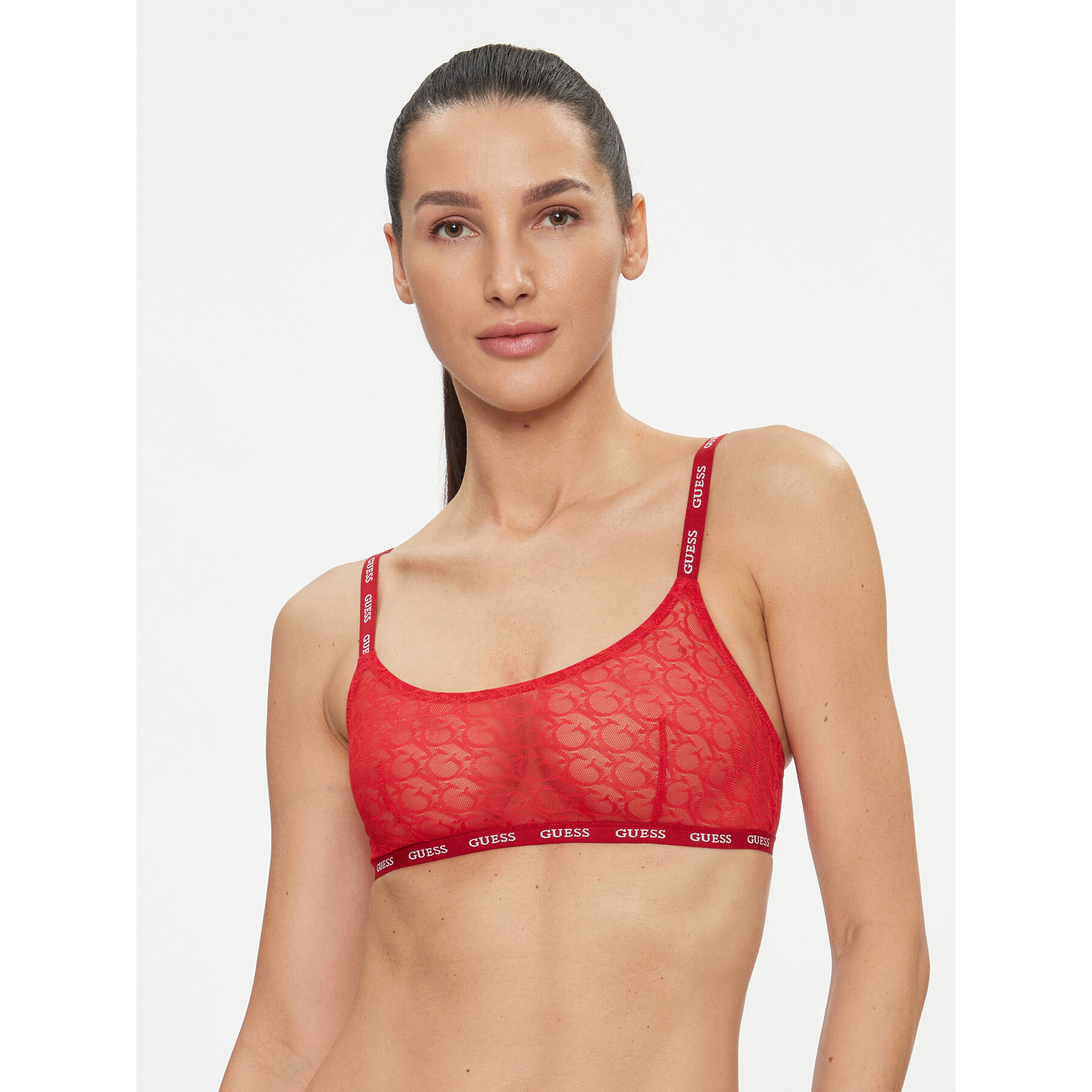 Guess Bralette melltartó O3BC16 KBXA0 Piros