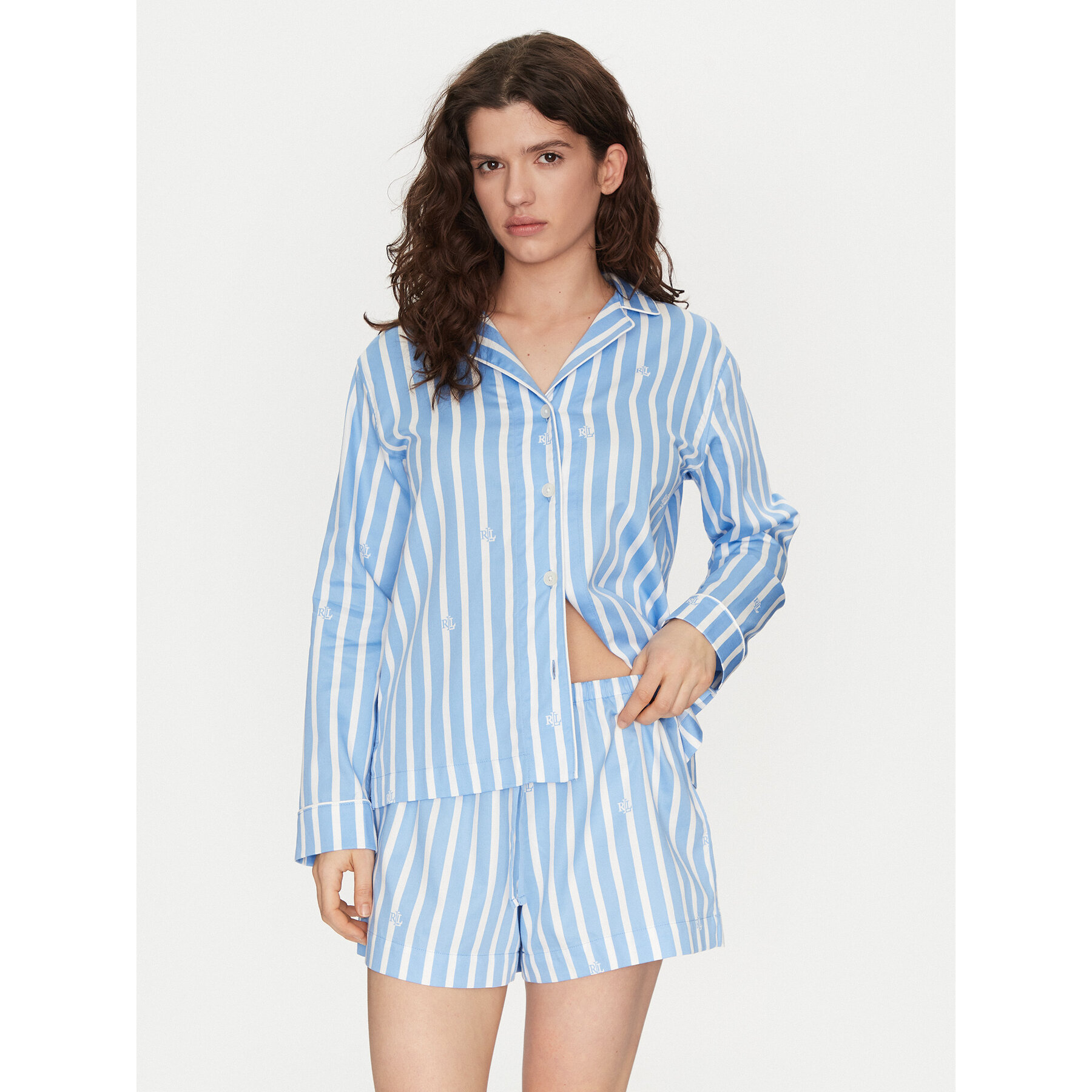 LAUREN RALPH LAUREN Pigiama ILN12400 Blu Regular Fit