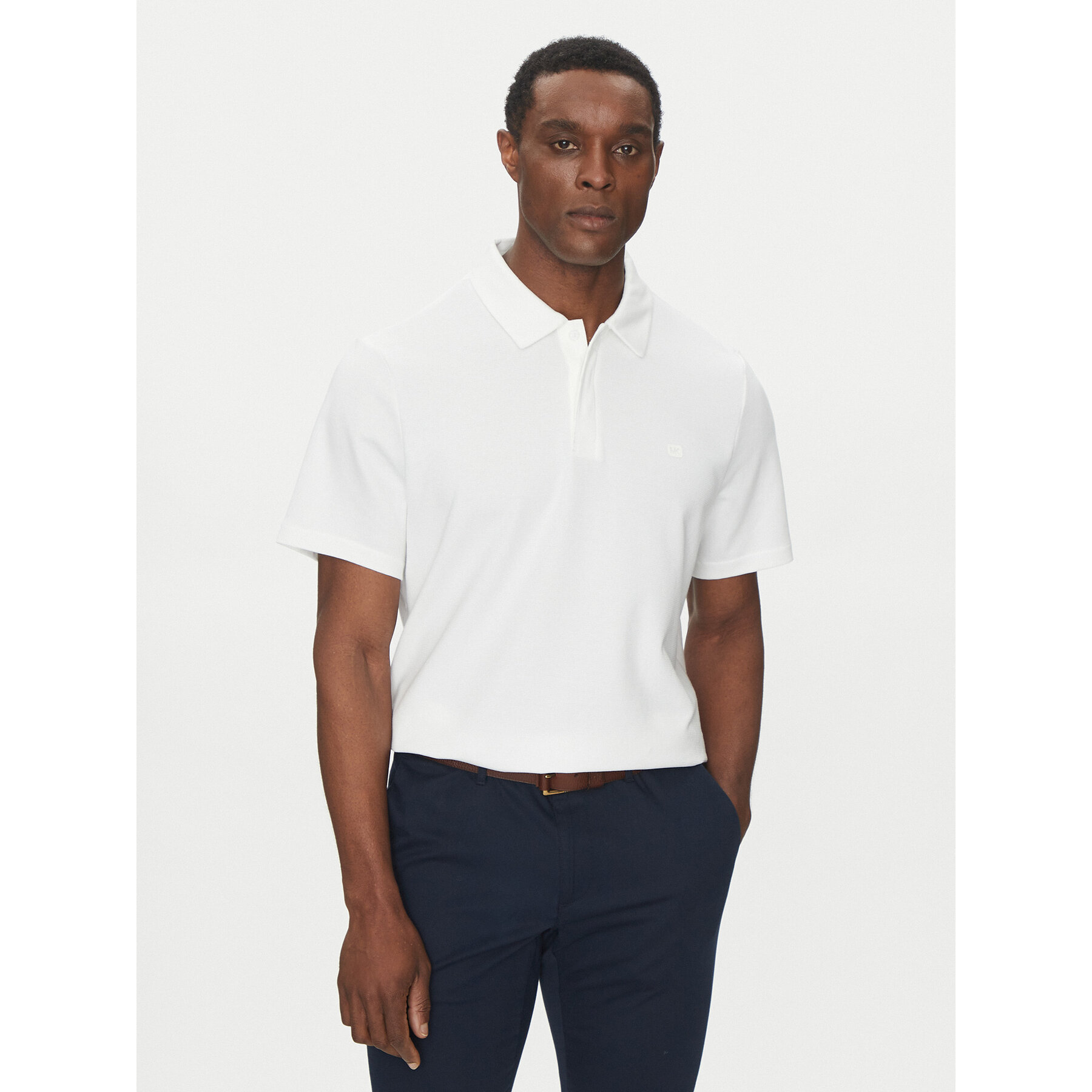 Michael Kors Polo CS552GZH5J Λευκό Regular Fit