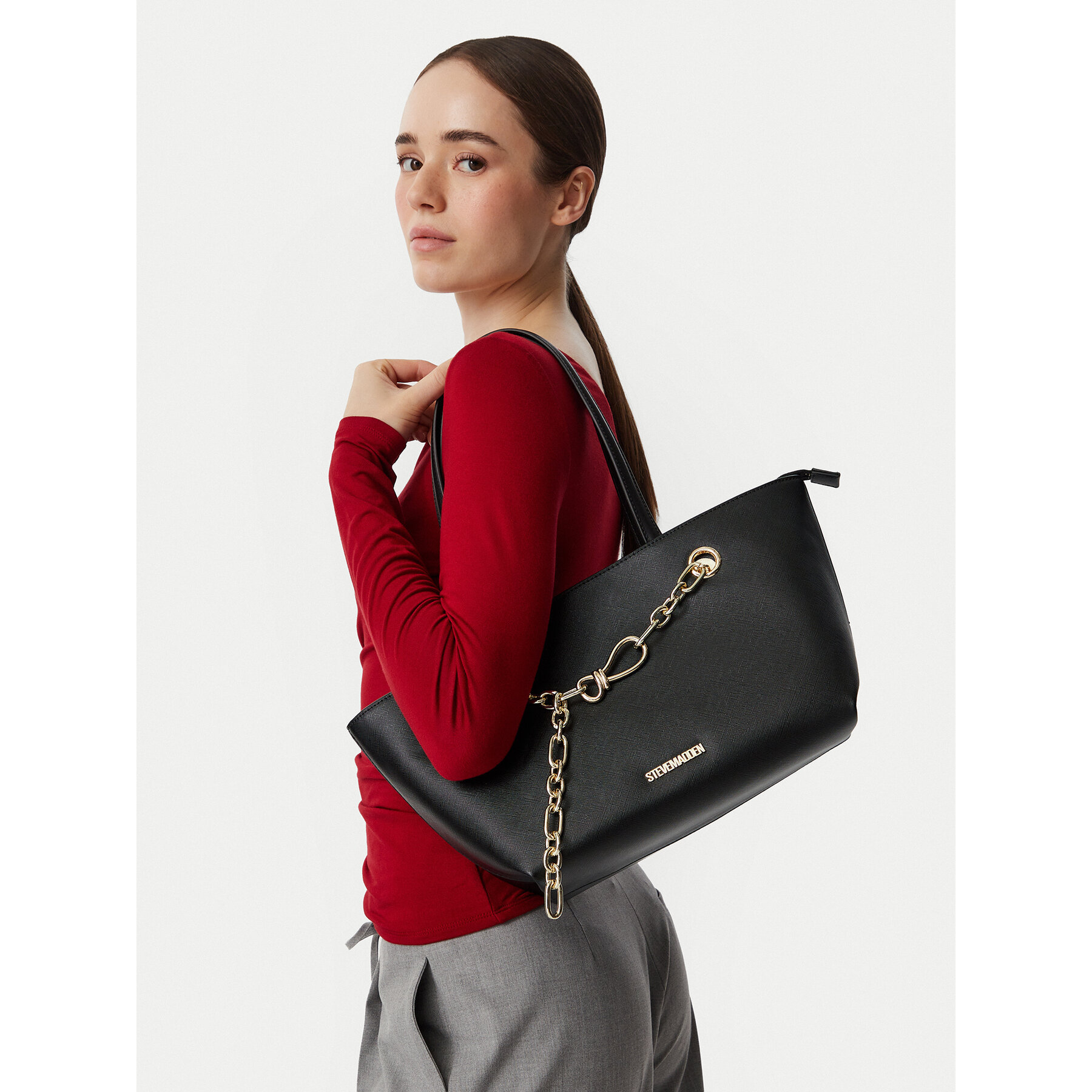 Τσάντα Steve Madden Birnia 13002593 Μαύρο