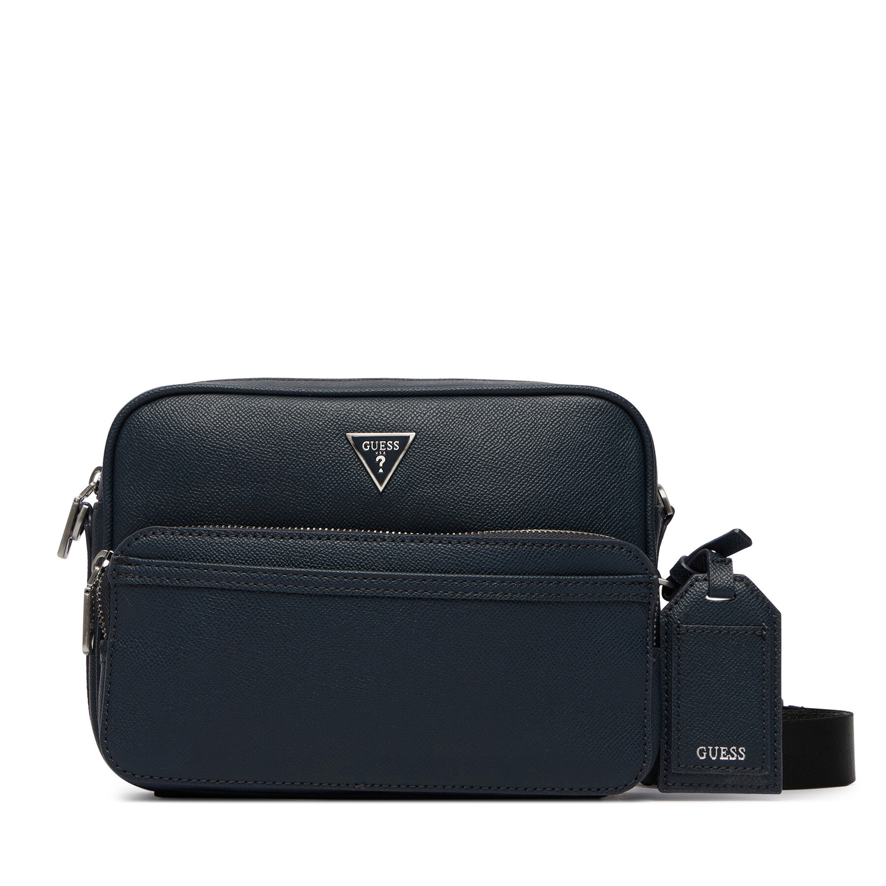 Geantă crossover Guess HMMISL P6422 Bleumarin
