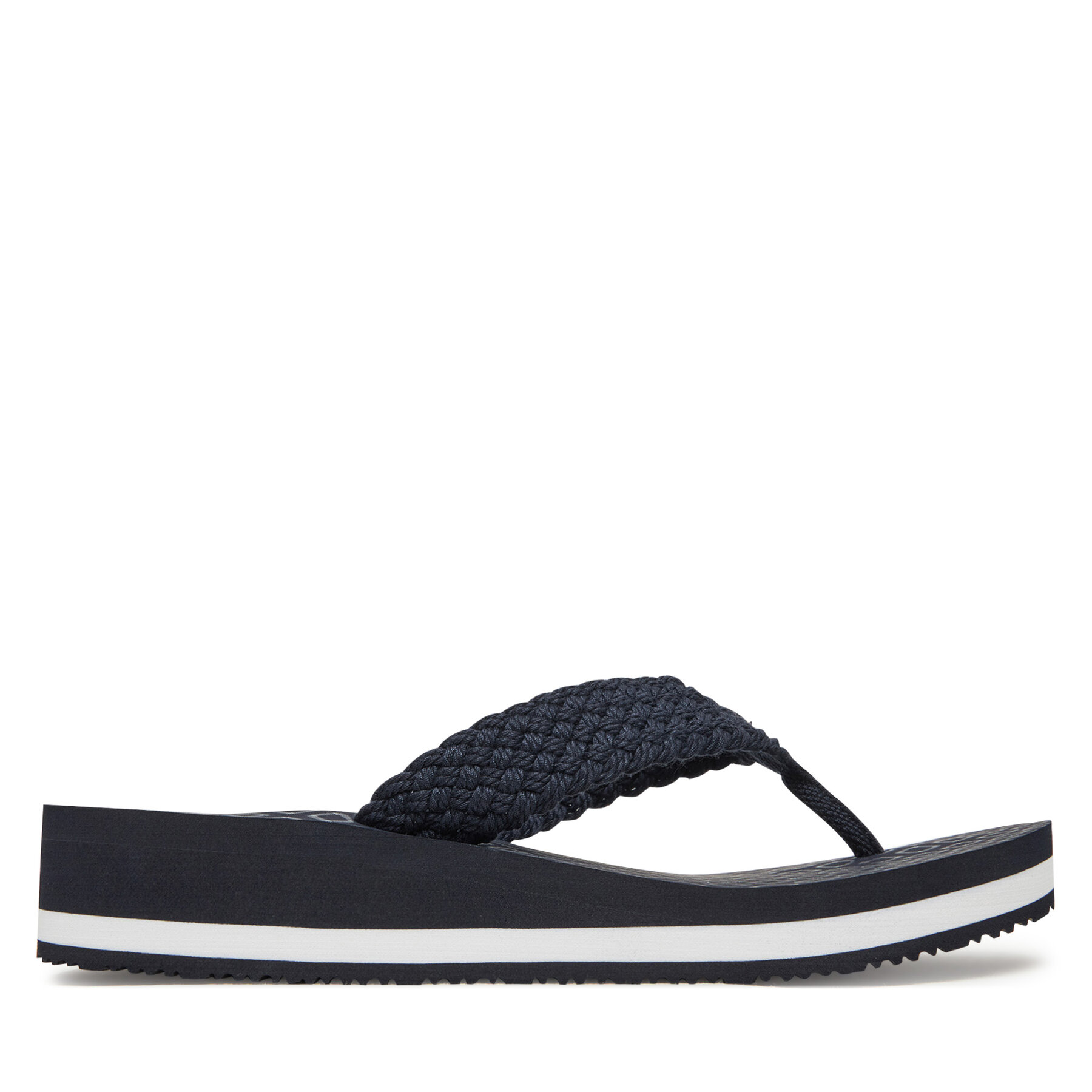Donna Infradito Tommy Hilfiger, Taglia 36, Blu scuro, FW0FW08737, taglia : 36