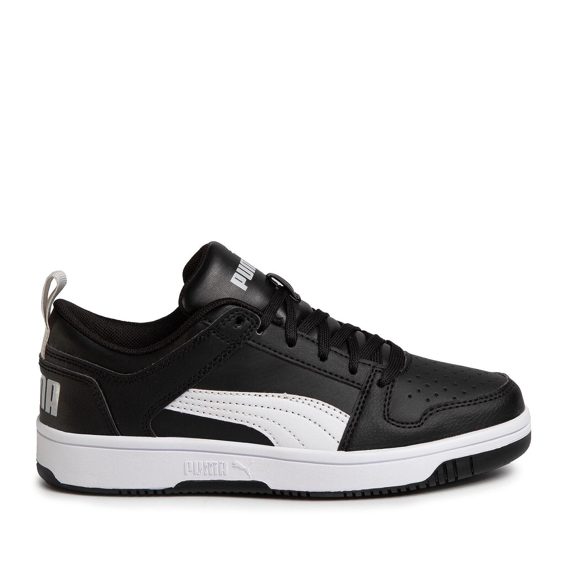 Chlapec Sneakersy Puma, Rozmer: 38, Čierna, Rebound Layup Lo Sl Jr 370490 02