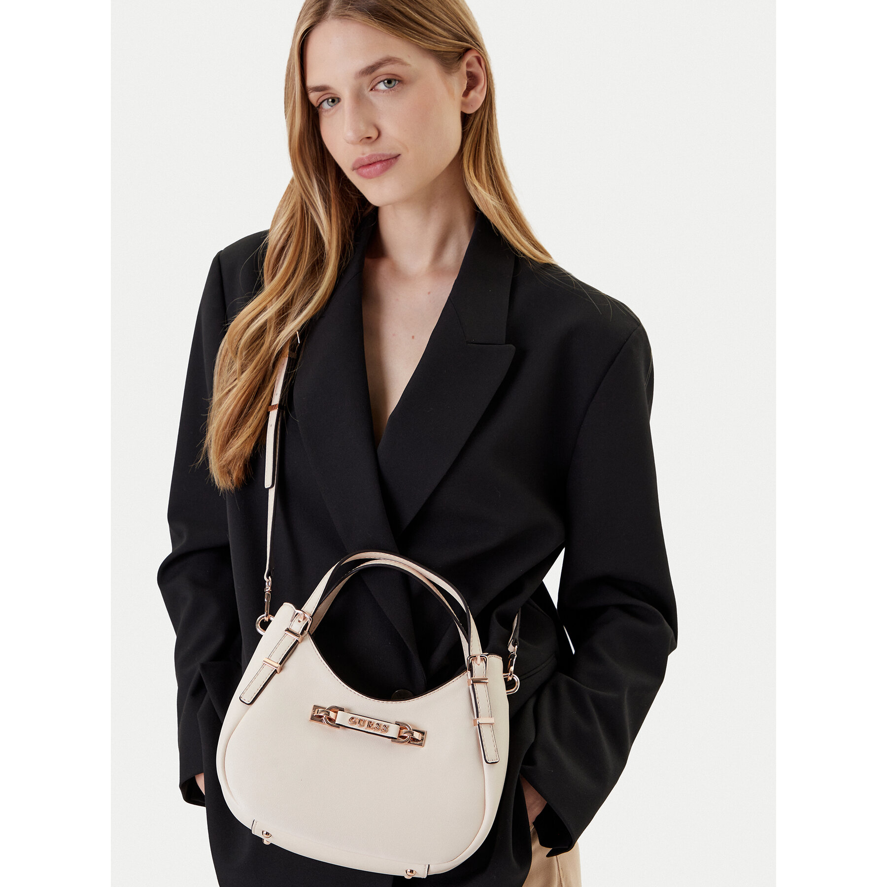 Дамска чанта Guess Lefia HWBG96 44050 Бял