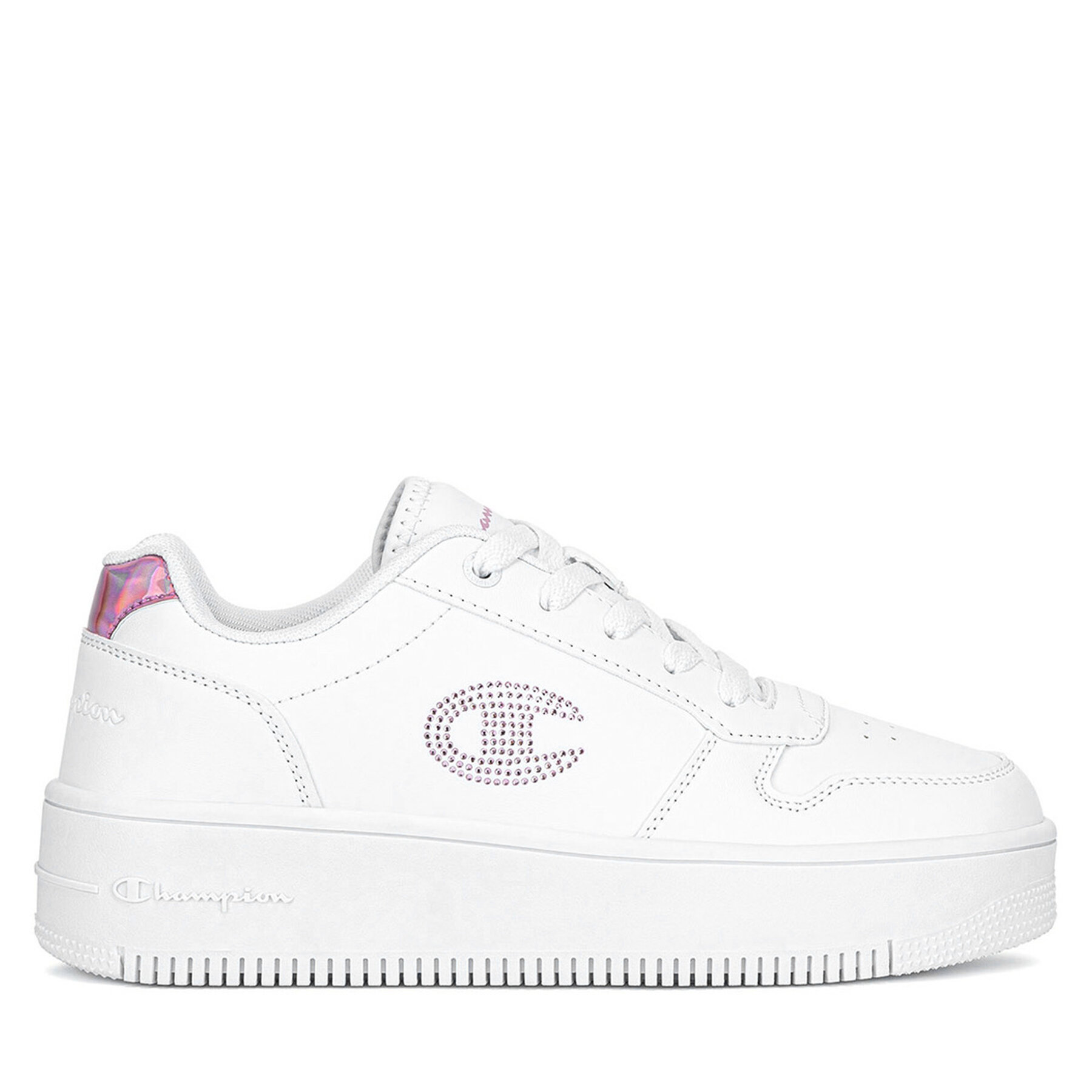Sneakers Champion RD18 PLAT GLITTER G GS S32872-WW010 Alb