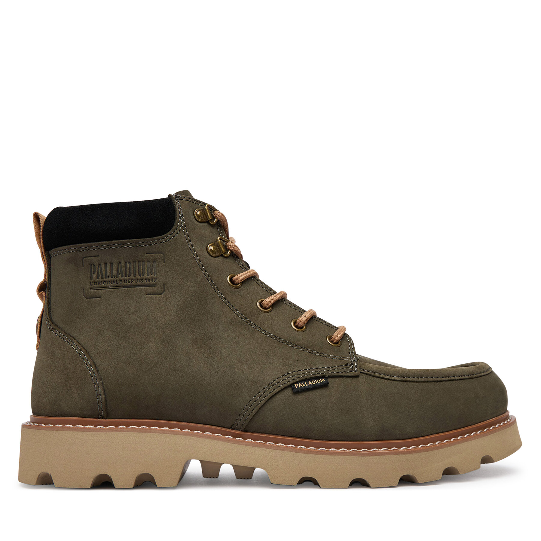 Gležnjarji Palladium Trooperlite Grit Zip 04985-325-M Temno zelena