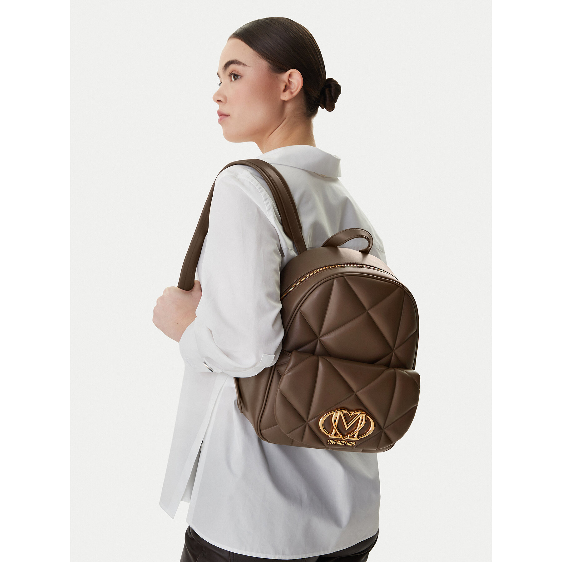 Hátizsák LOVE MOSCHINO JC4037PP1OLC0203 Barna