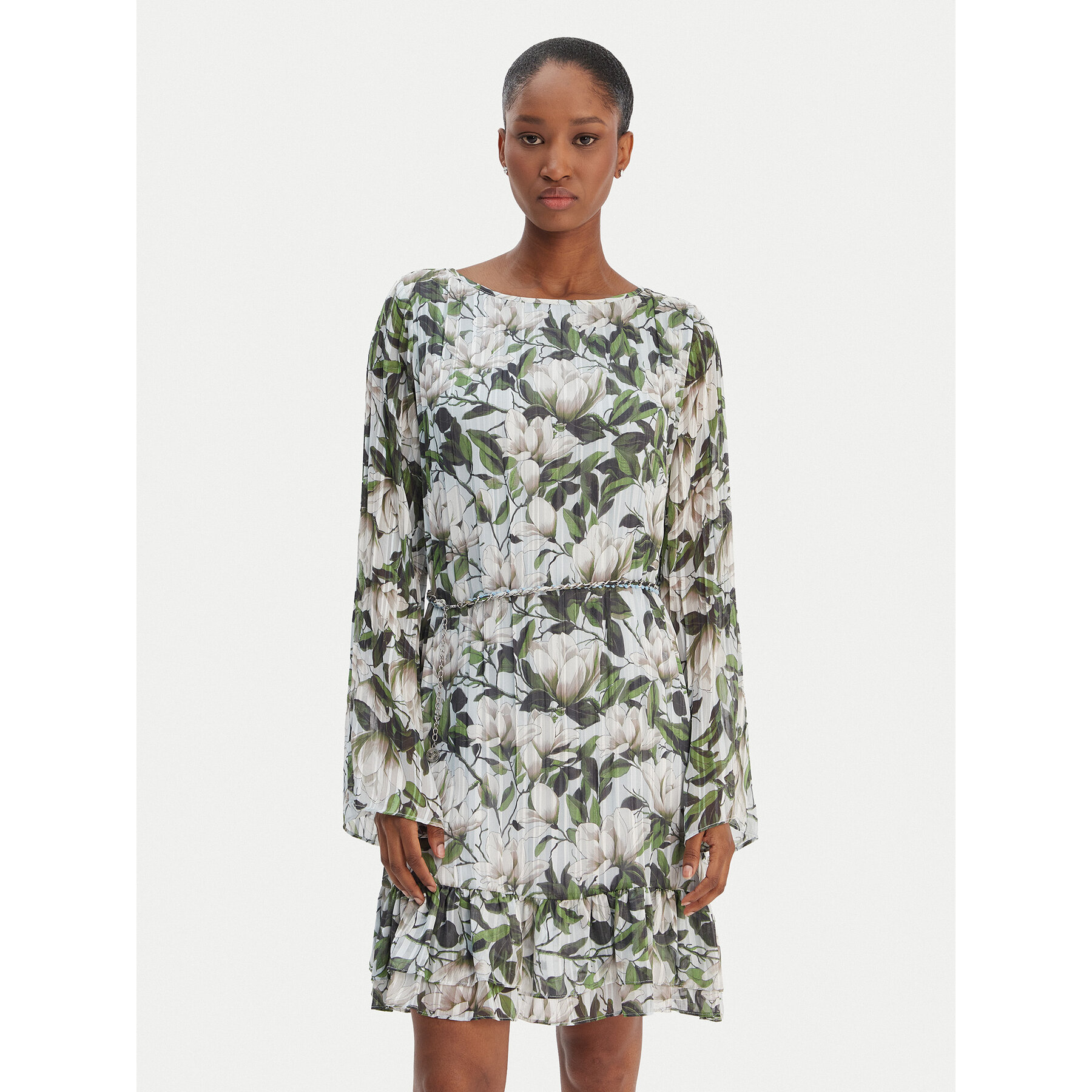 Guess Kleid für den Alltag W6RK37 WJ712 Grün Regular Fit