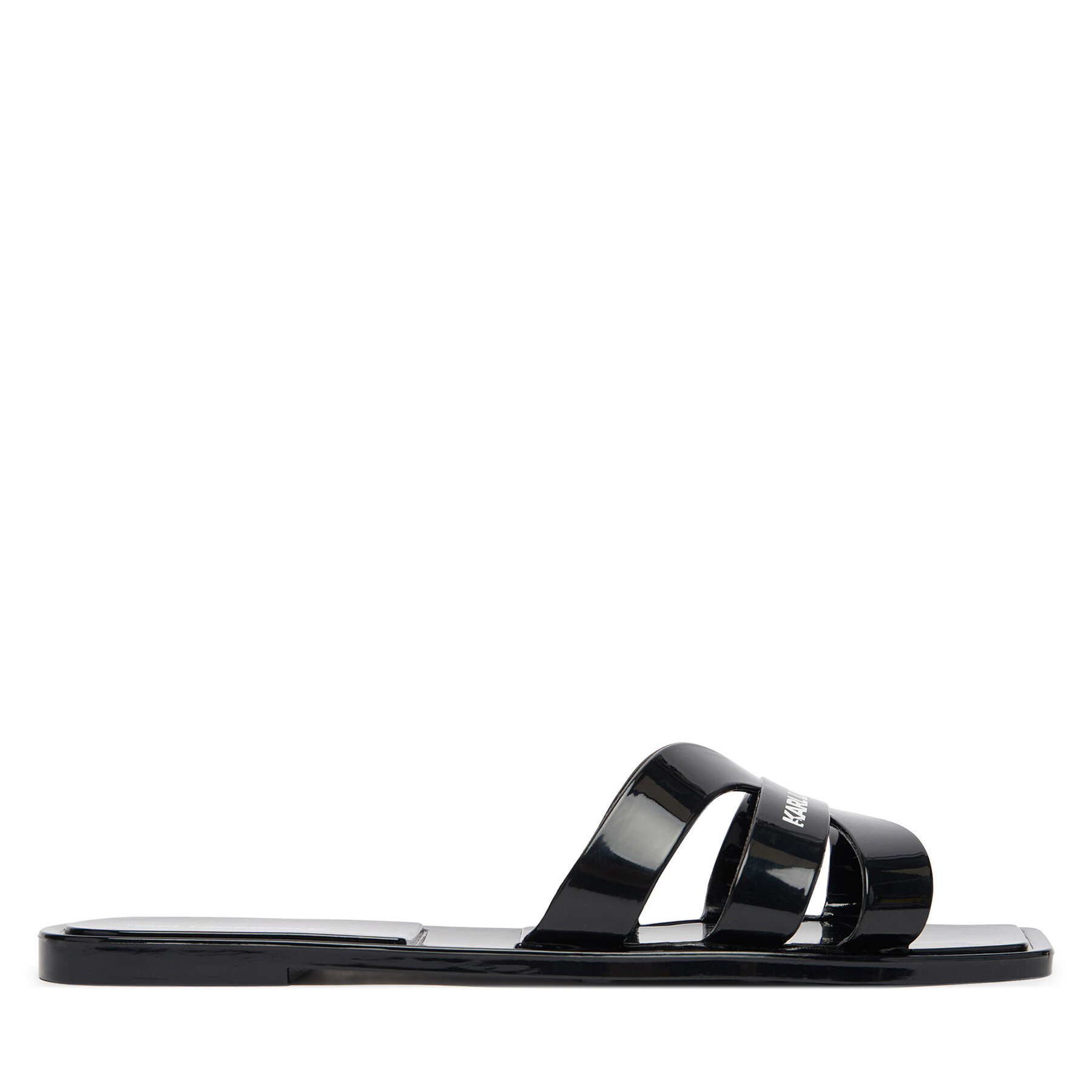Şlapi KARL LAGERFELD Jelly IV KL80025S Negru