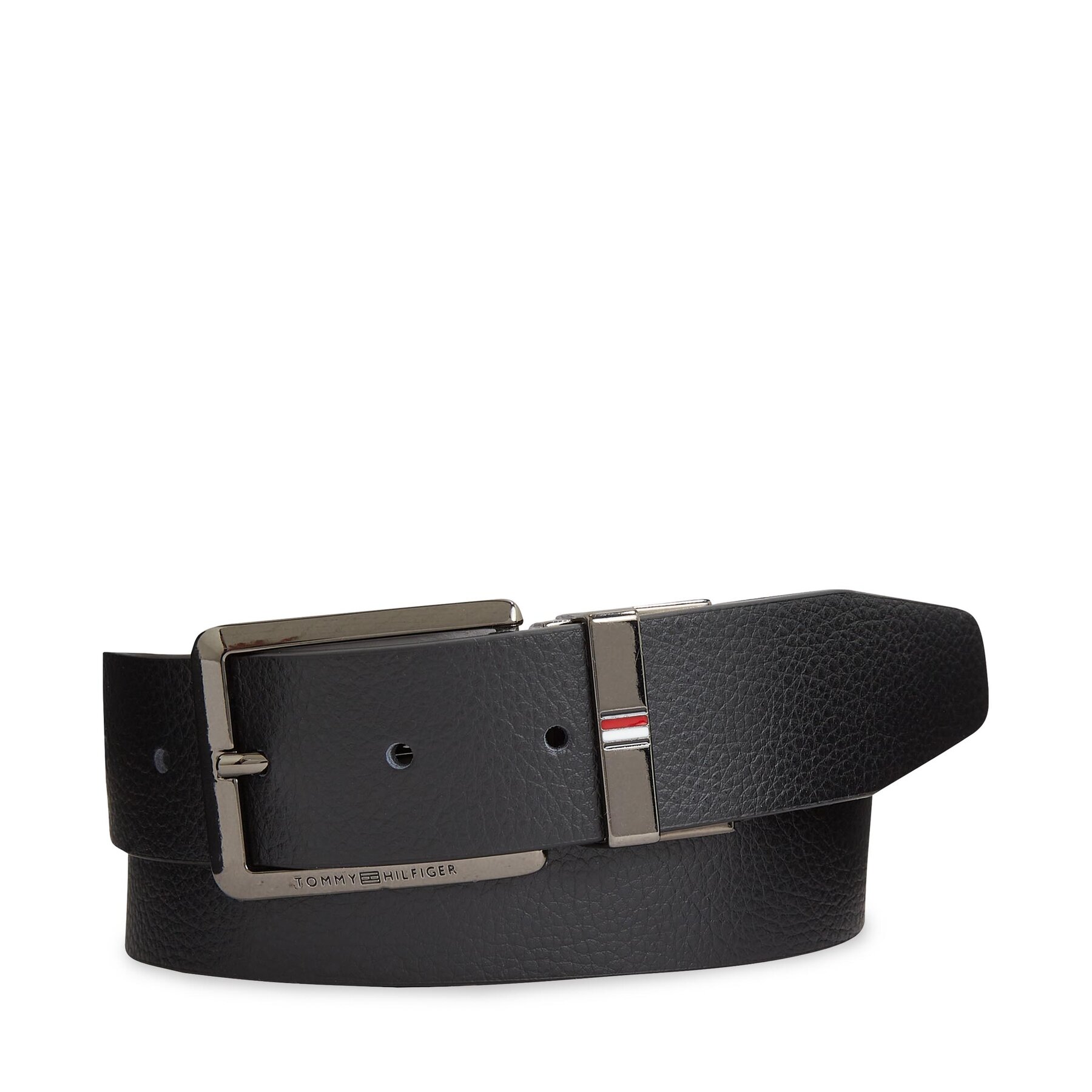Pasek Męski Tommy Hilfiger, Rozmiar 80 Czarny AM0AM11618