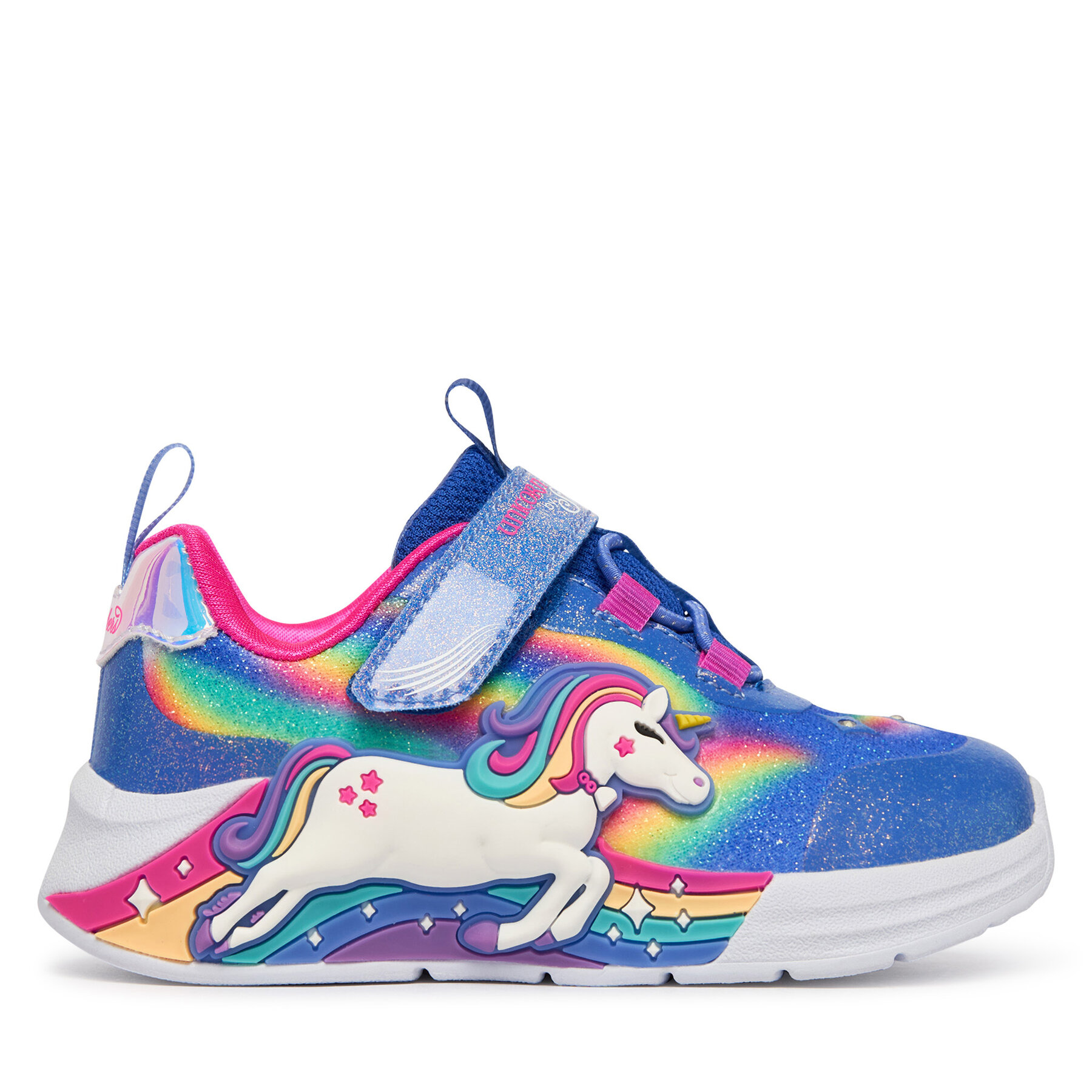 Sneakersy Skechers S-Lights: Unicorn Chaser 302298N/BLMT Modrá
