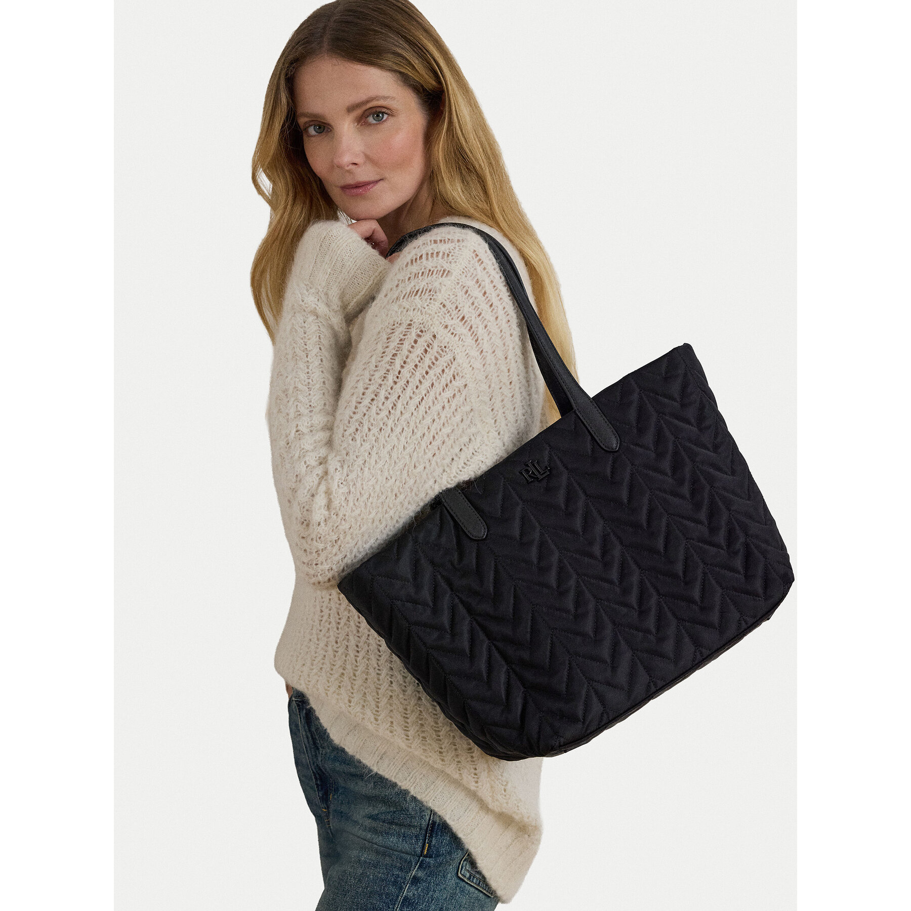 Дамска чанта LAUREN RALPH LAUREN 431P04320003 Черен