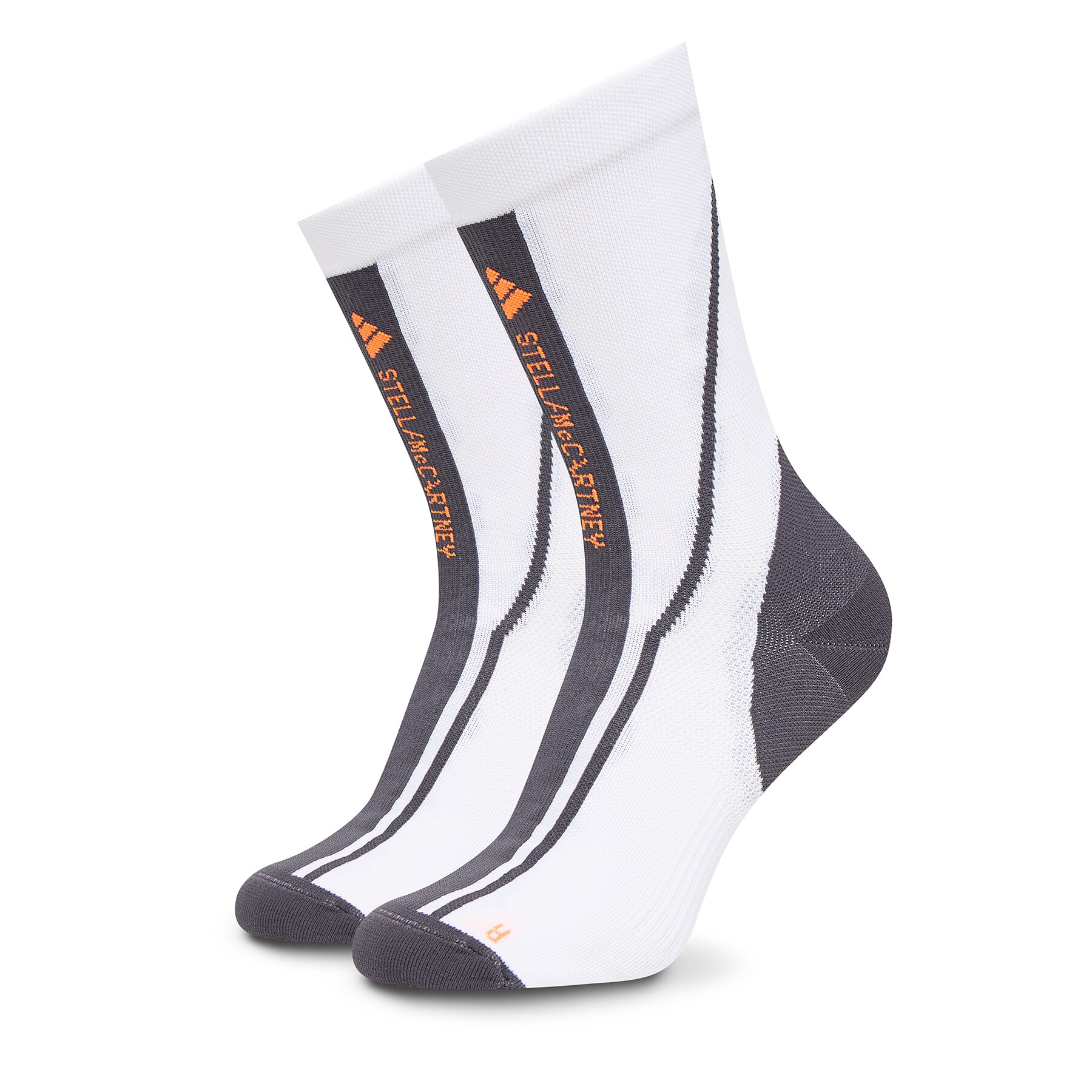 Șosete lungi adidas by Stella McCartney IW1610 Alb