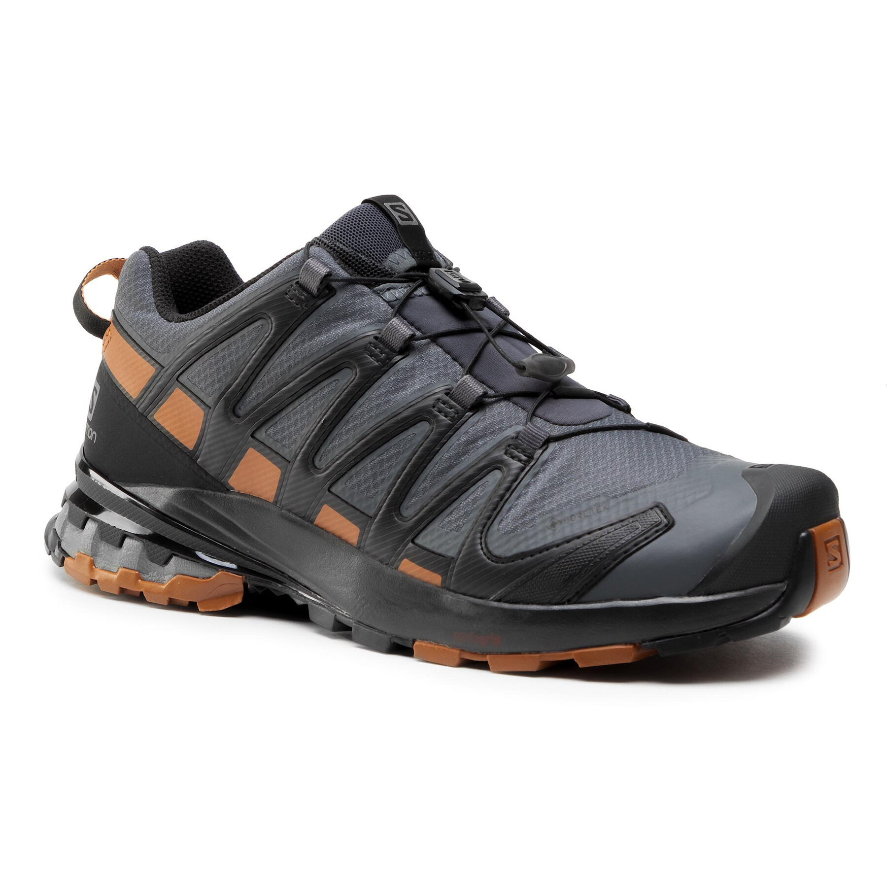 Pantofi Salomon Xa Pro 3D V8 Gtx GORE-TEX 409892 27 V0 Ebony/Caramel Cafe/Black 409892 imagine super redus 2022