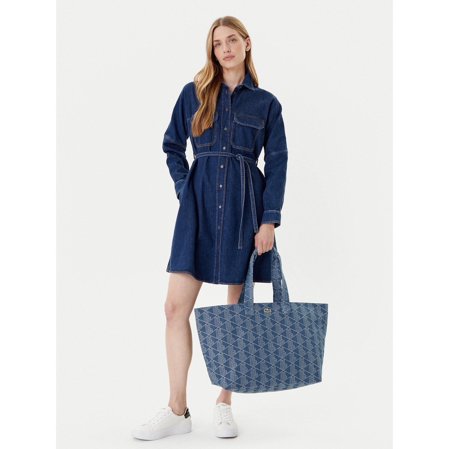 Geantă Lacoste NU4994PB Albastru