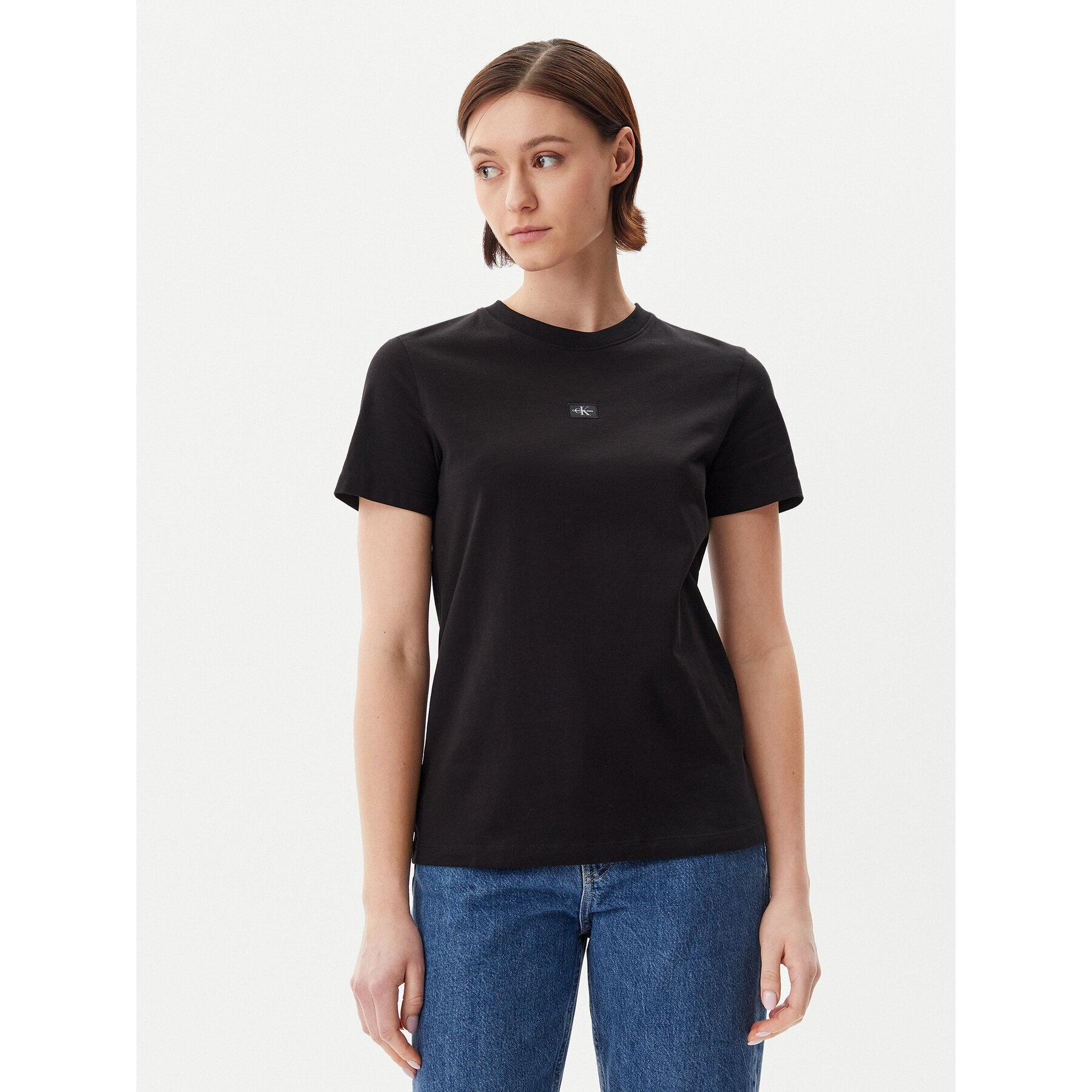 Calvin Klein Jeans Póló J20J225243 Fekete Regular Fit