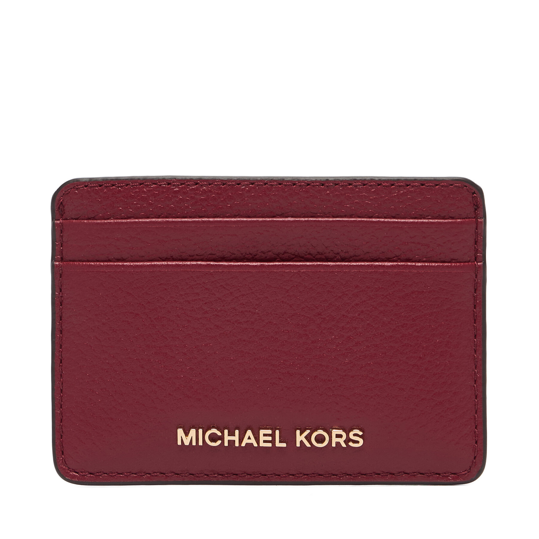 Kreditinių kortelių dėklas MICHAEL Michael Kors 32F7GF6D0L Vyšninė