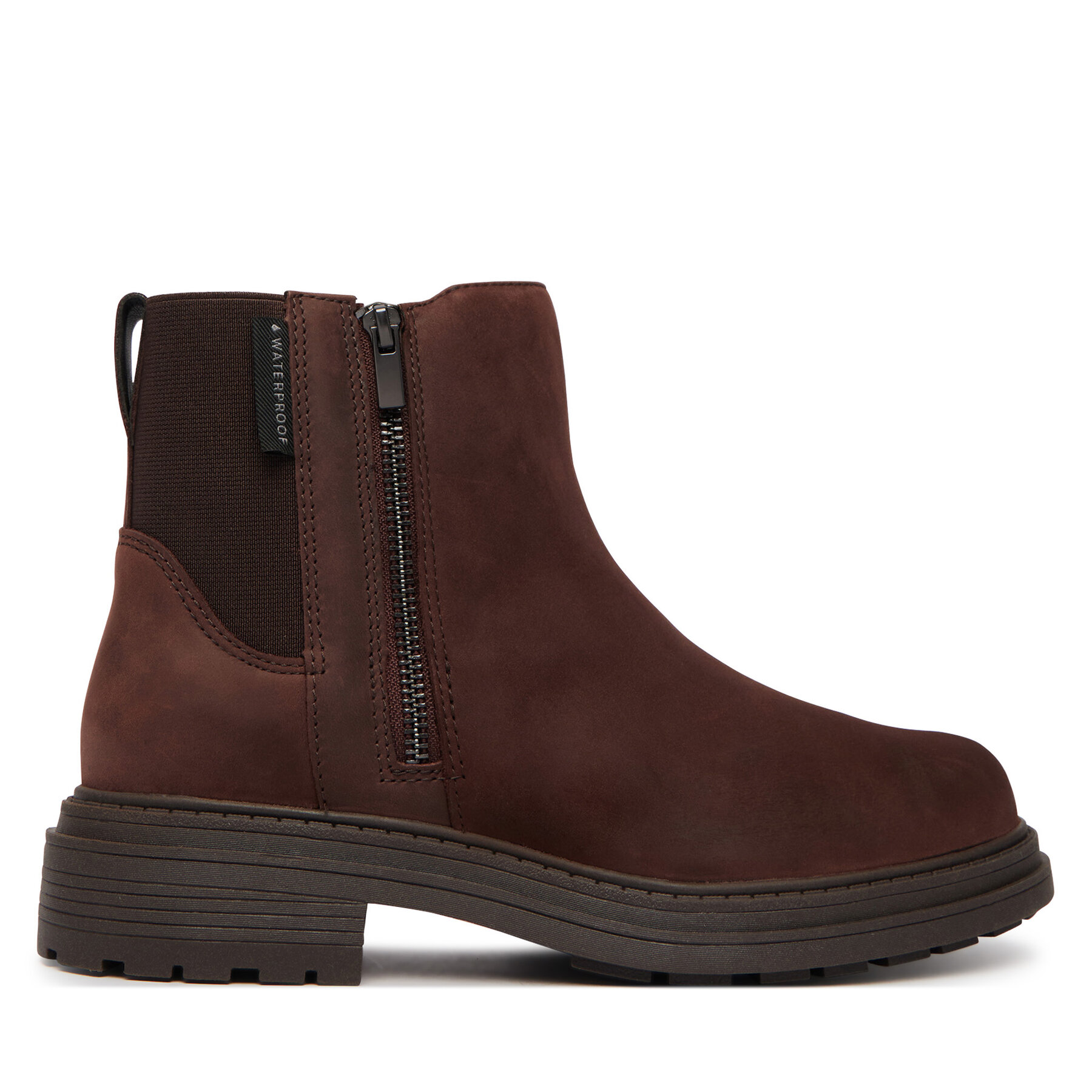 Škornji Clarks Orinoco 3 zip Wp 26327123 Temno rjava