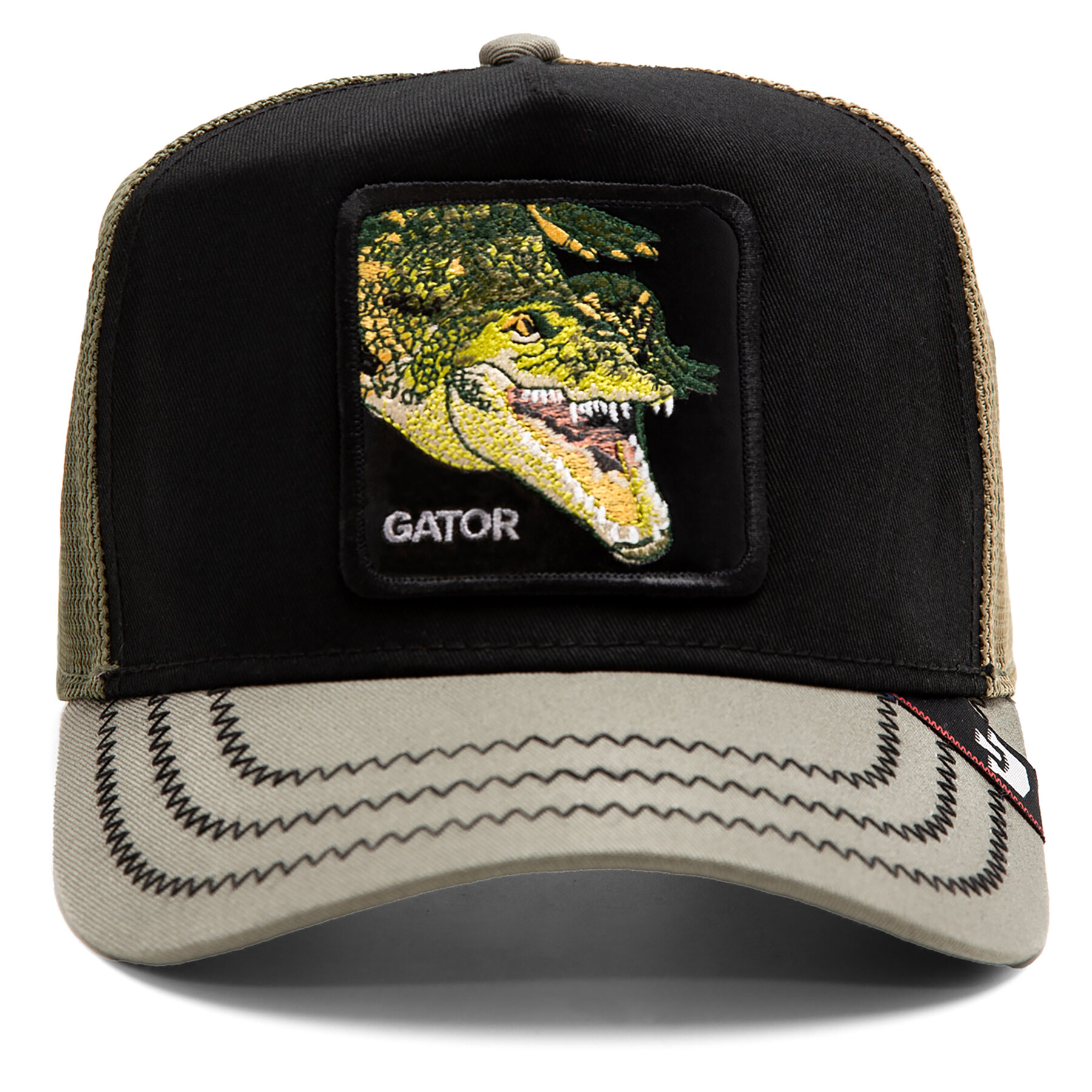 Gorra con visera Goorin Bros Tri Gator 101-1821 Verde