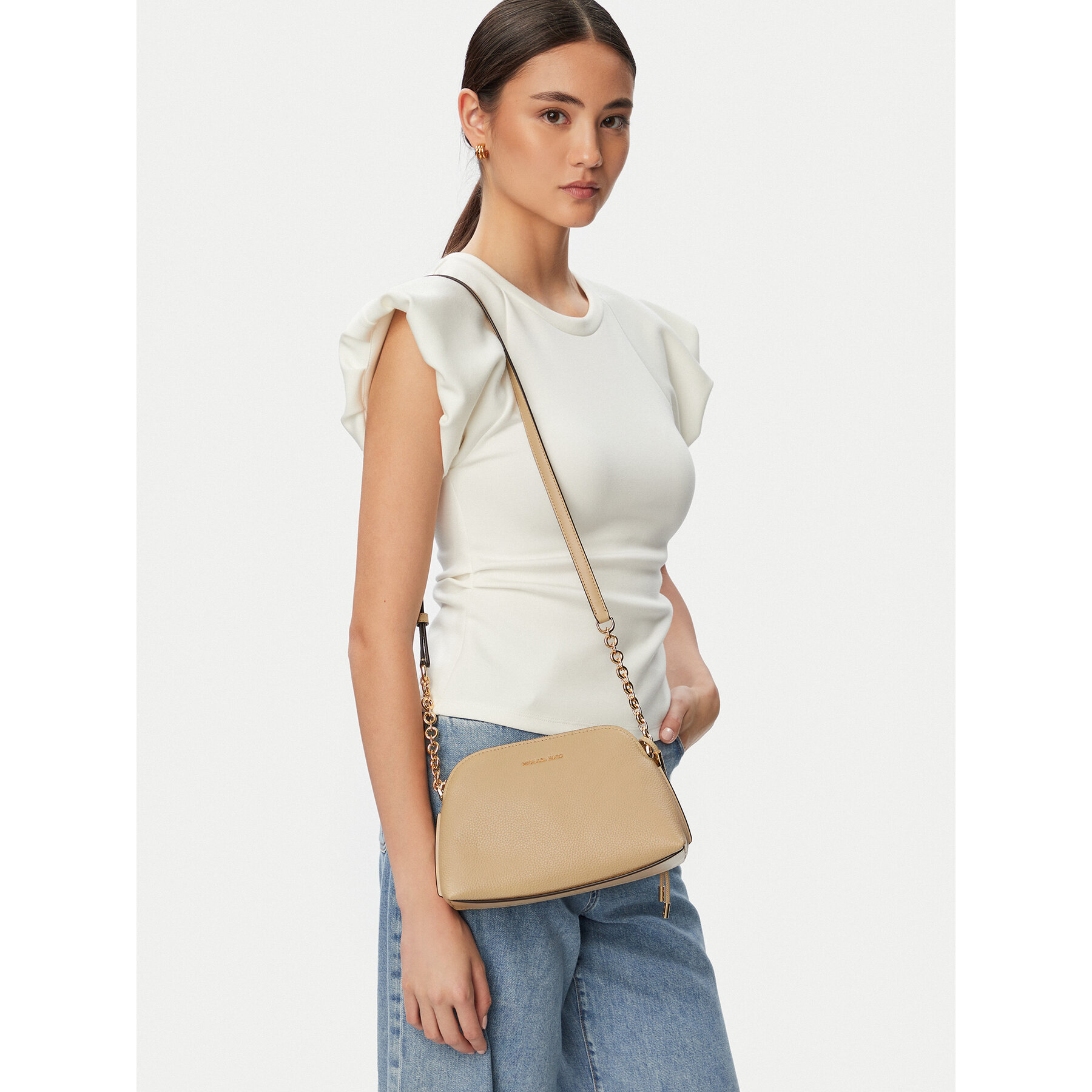 Geantă MICHAEL Michael Kors 32T6GX4C1L Bej