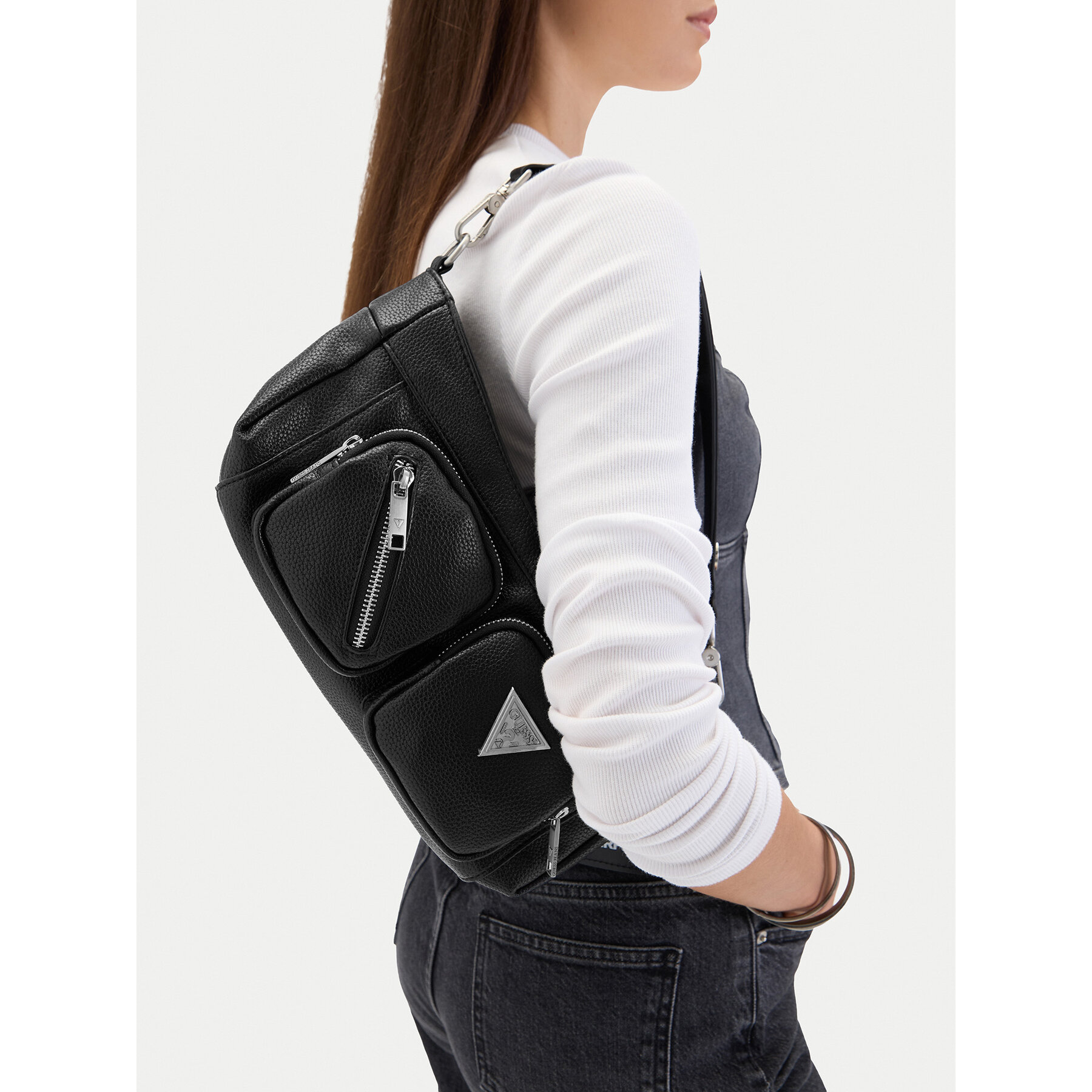 Τσάντα Guess Jeans CWBEO-GUESS-B-007-09 Μαύρο