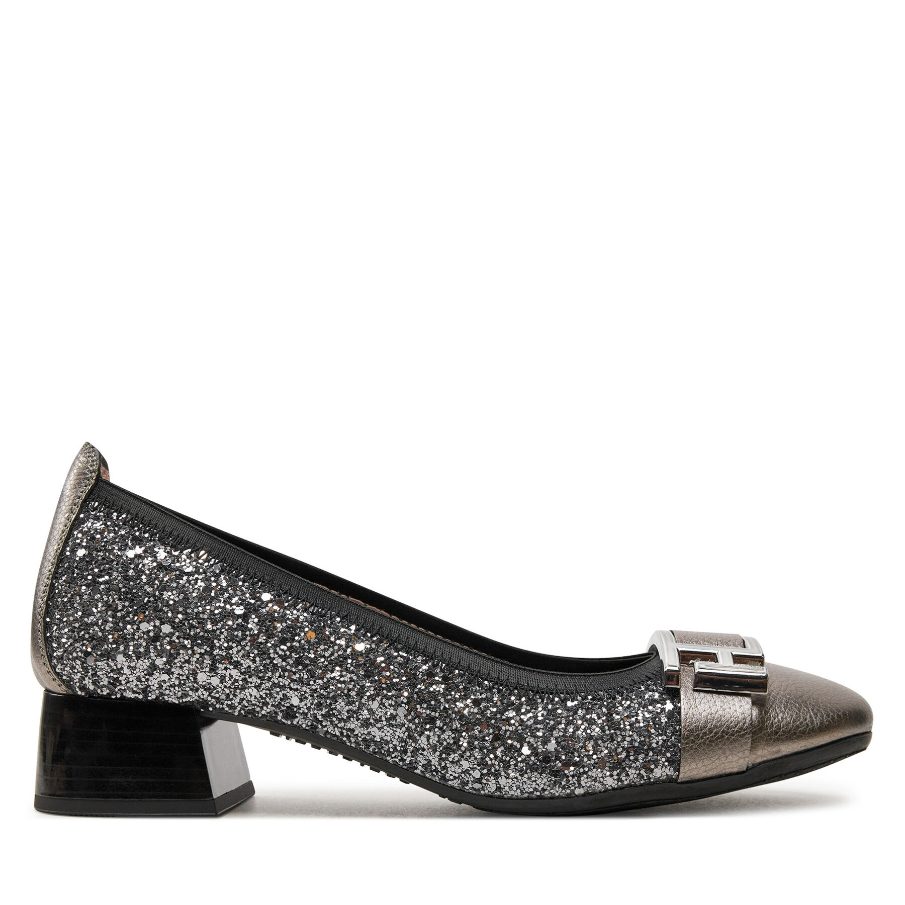 Damskie Baleriny Hispanitas, Rozmiar 36 Srebrny Bolmet-I24 HI243685