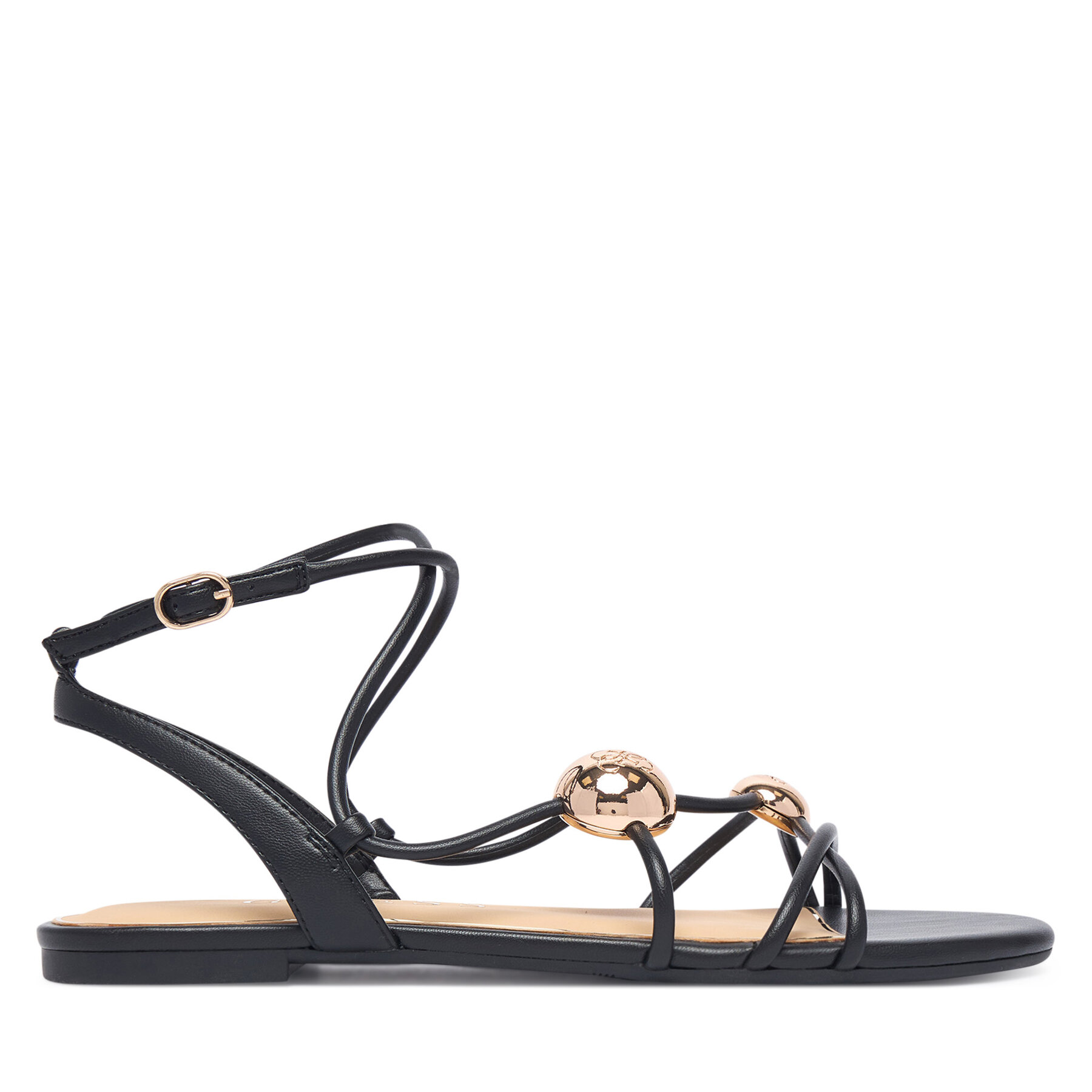 Sandali Guess FLTTAB ELE03 Črna