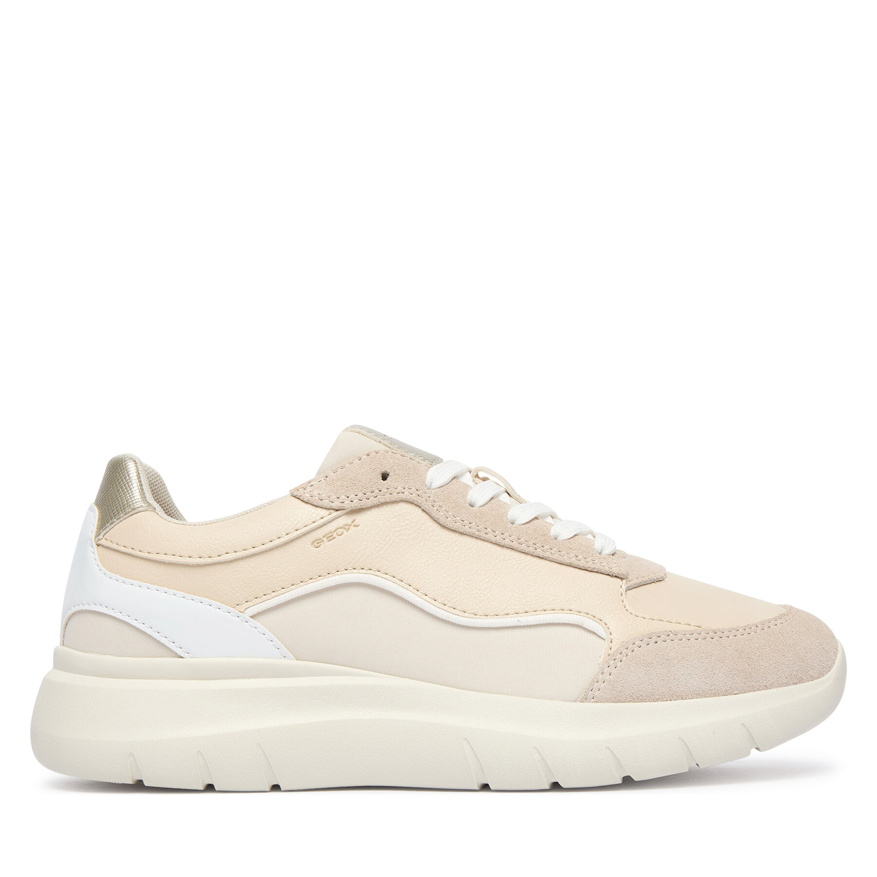 Sneakersy Geox D Plummery D65YNA 5422 C5V1Z Světle béžová