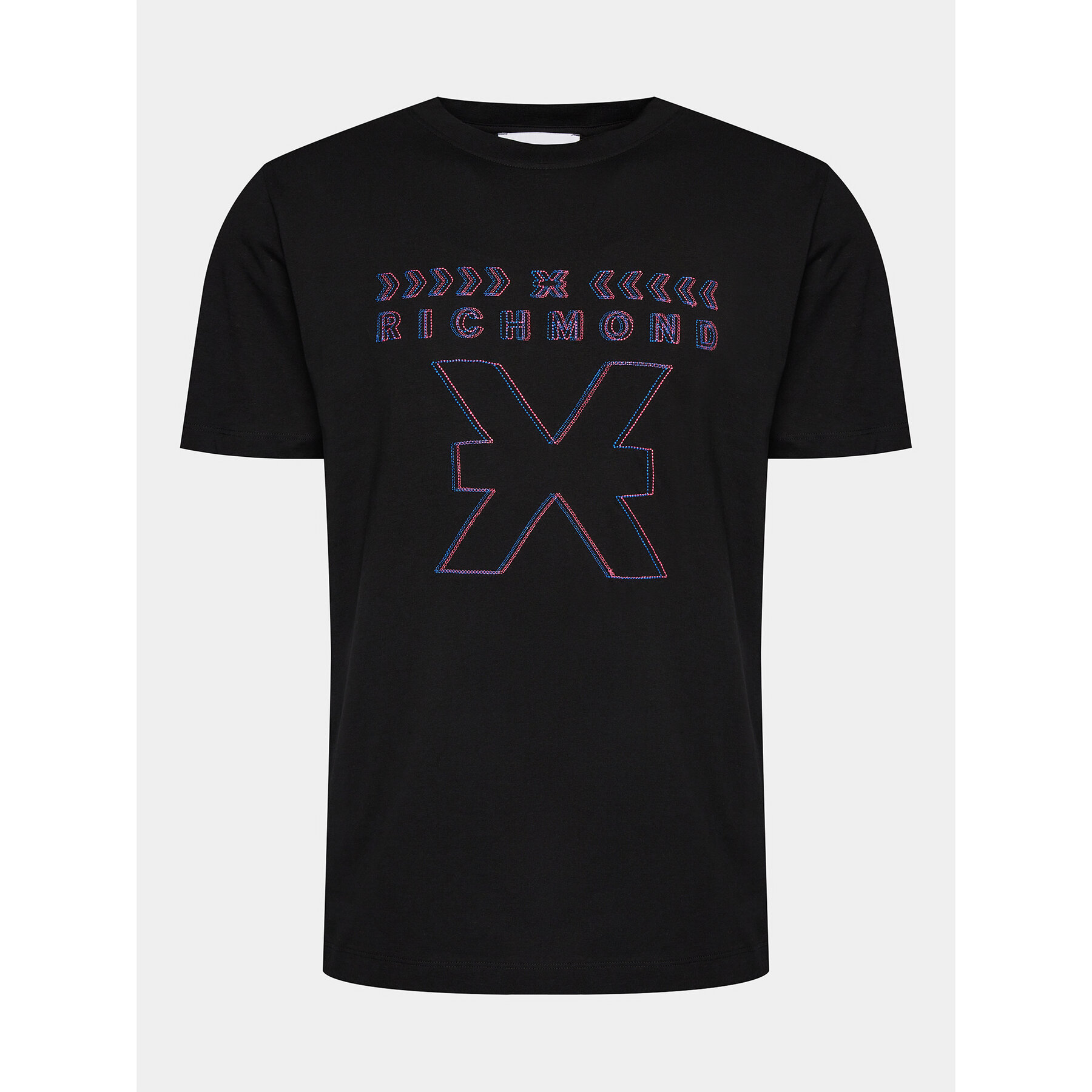 Richmond X Richmond X T-Shirt Ikiom UMP24141TS Μαύρο Regular Fit