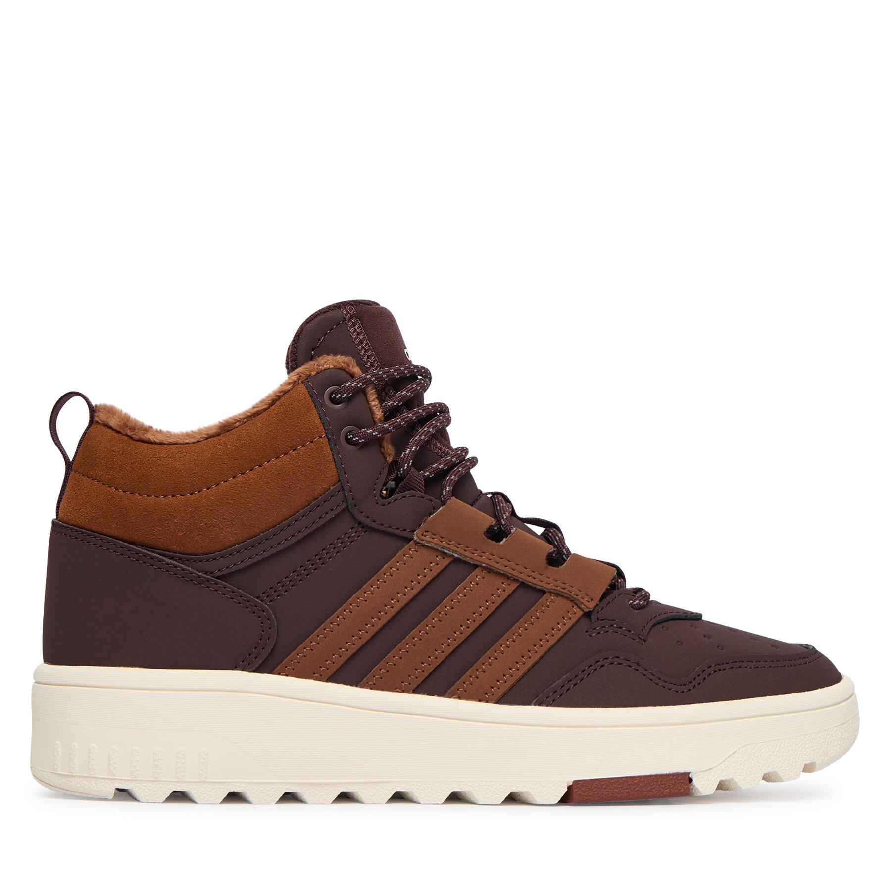 Tenisice adidas Hoops 4.0 Mid JQ5364 Smeđa