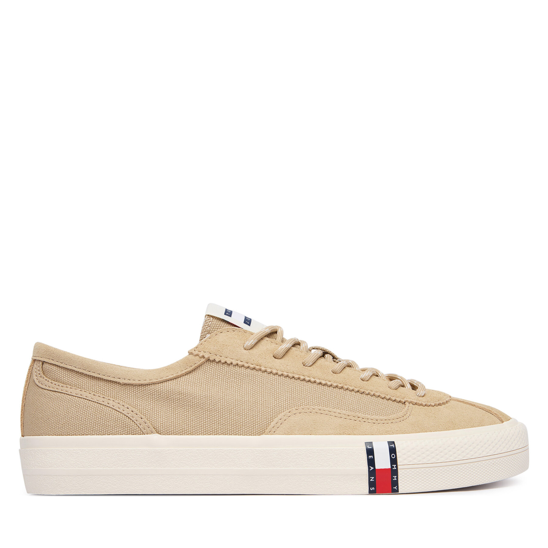 Tenisky Tommy Jeans Archive Vulc Y2K EM0EM01760 Tmavo béžová