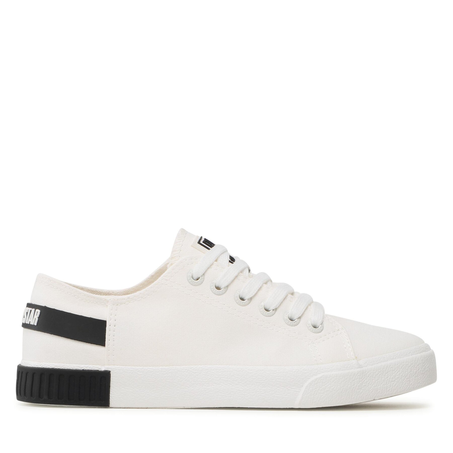 Damen Sneakers aus Stoff Big Star Shoes, Schuhgröße 39, Weiß, LL274039