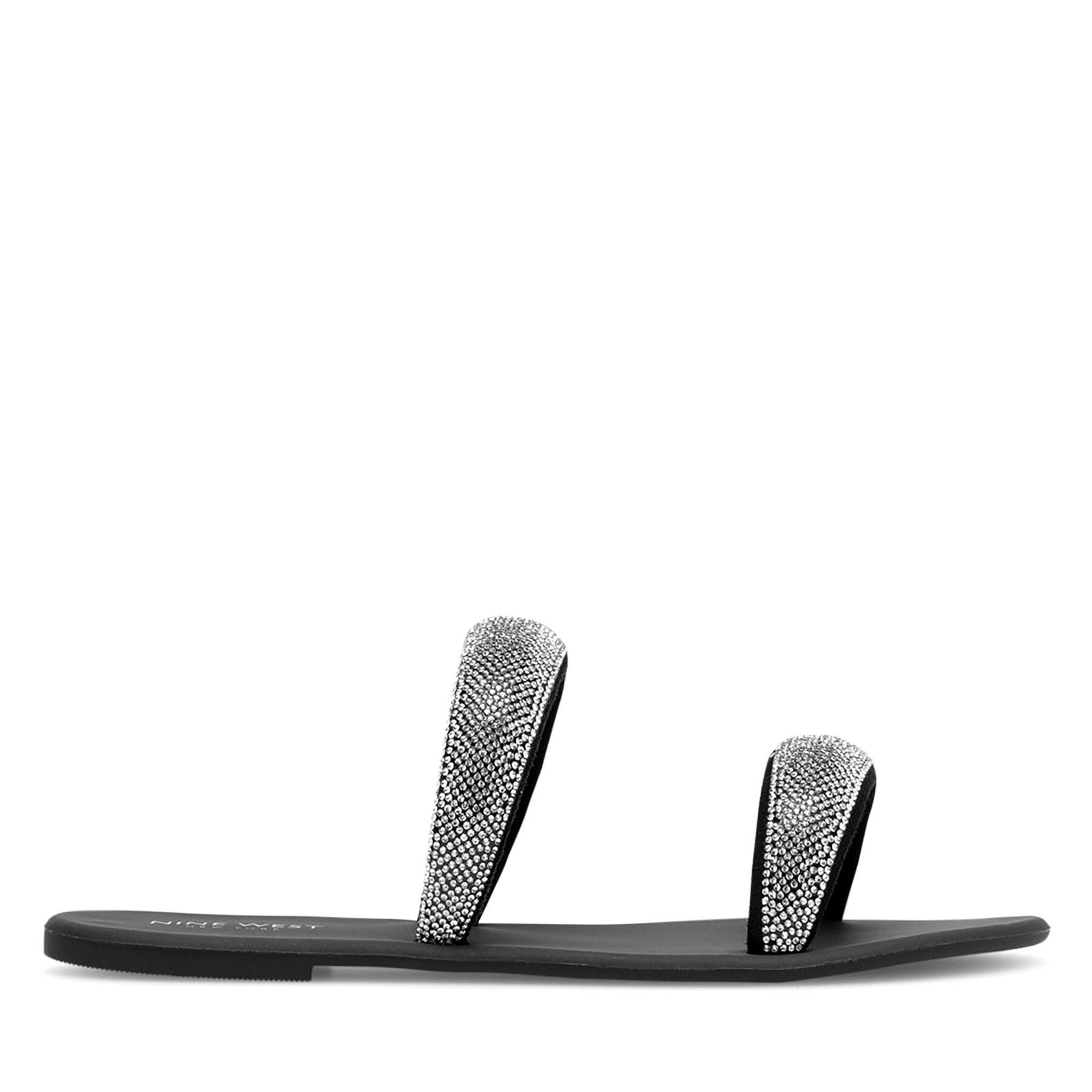 Šľapky Nine West WFA2735-1 Strieborná