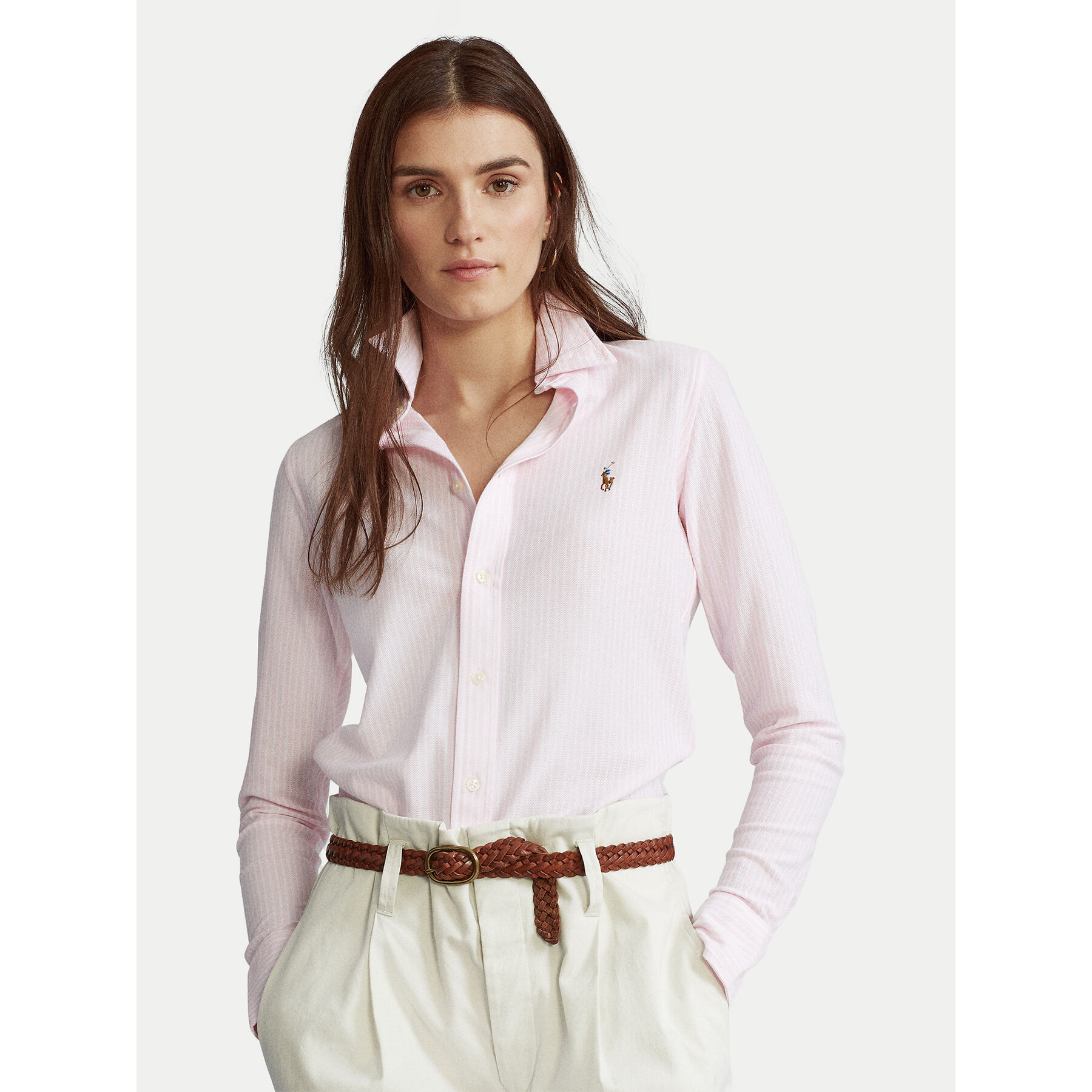 Polo Ralph Lauren Hemd Oxford 211664416 Rosa Slim Fit