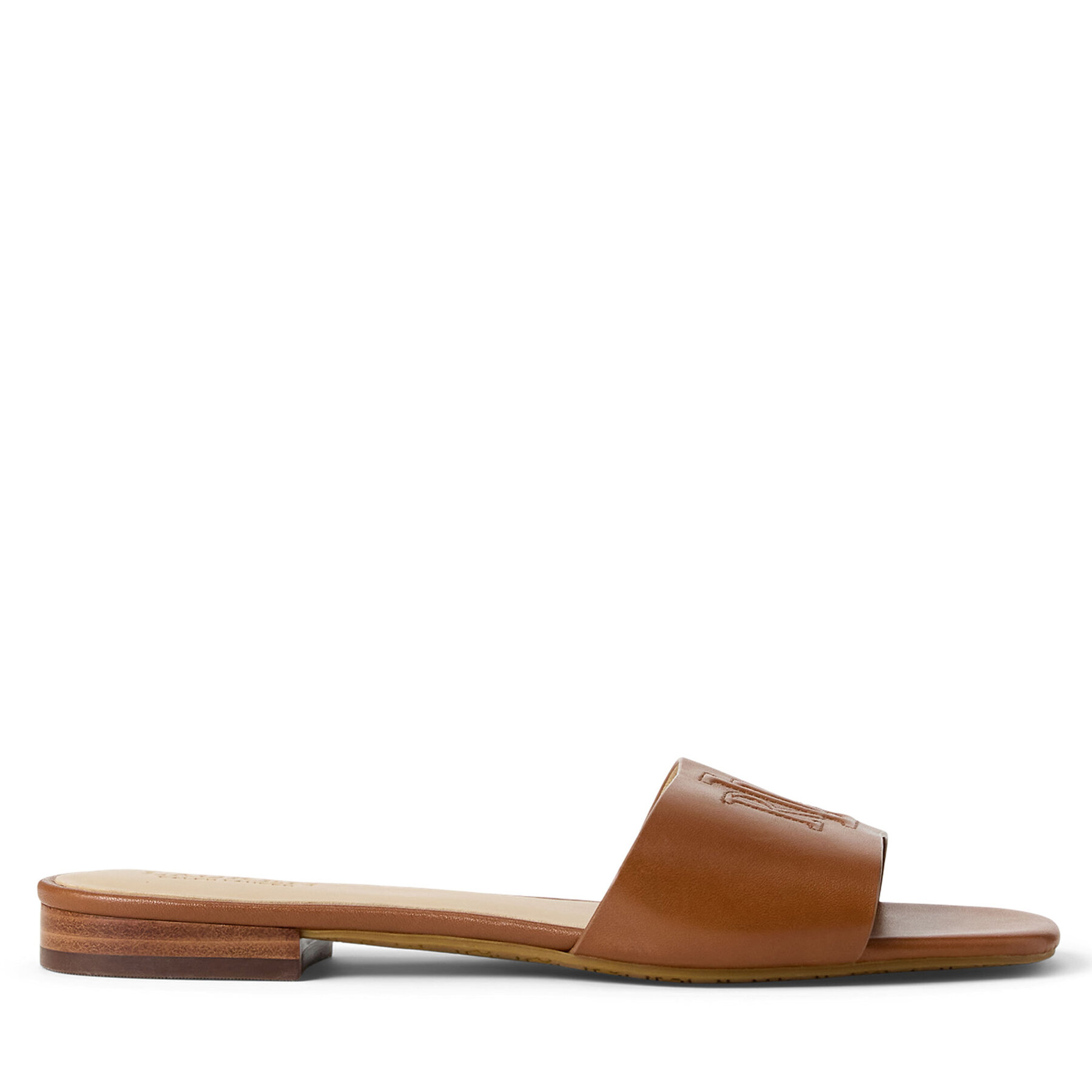 Šľapky LAUREN RALPH LAUREN 802959142002 Hnedá