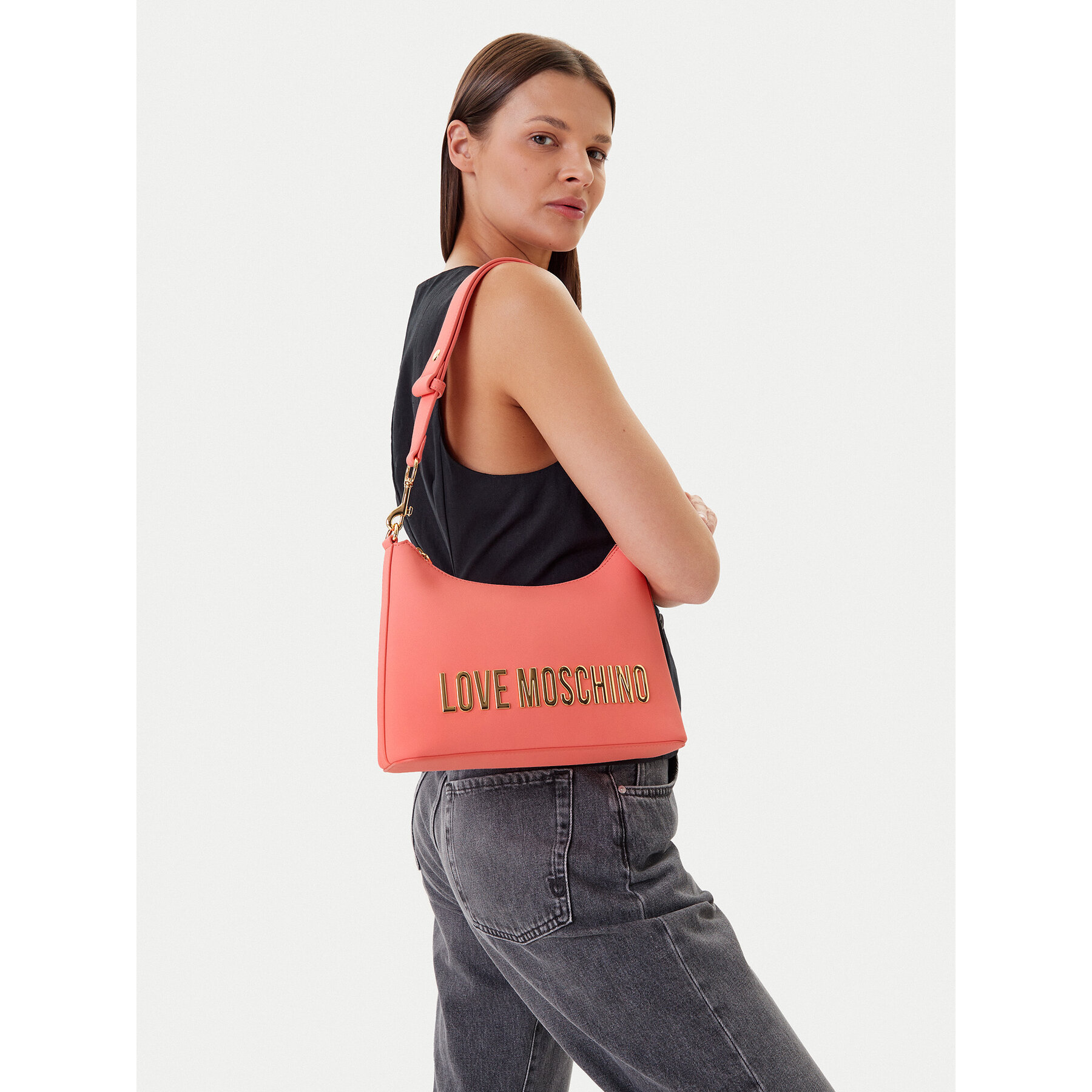 Τσάντα LOVE MOSCHINO JC4025PP1MKD0464 Κοραλλί