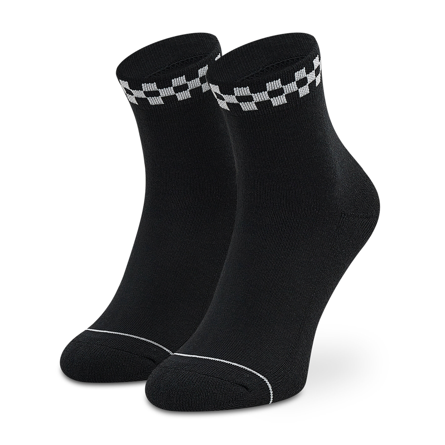 Vysoké dámske ponožky Vans 1p Peekcre VN0A3Z92BLK1 Čierna