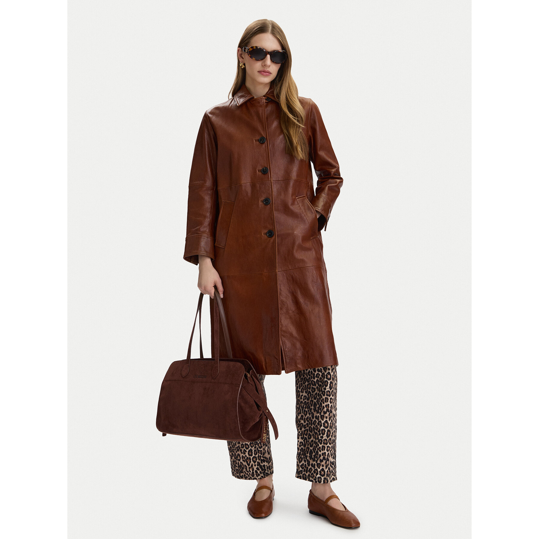 Torbica LOVE MOSCHINO JC4271PP0OKJ0313 Smeđa