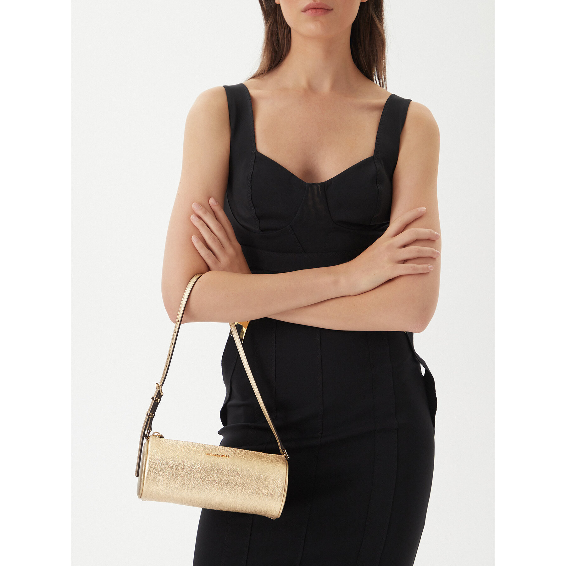 Geantă MICHAEL Michael Kors 32S6GZYC1M Auriu