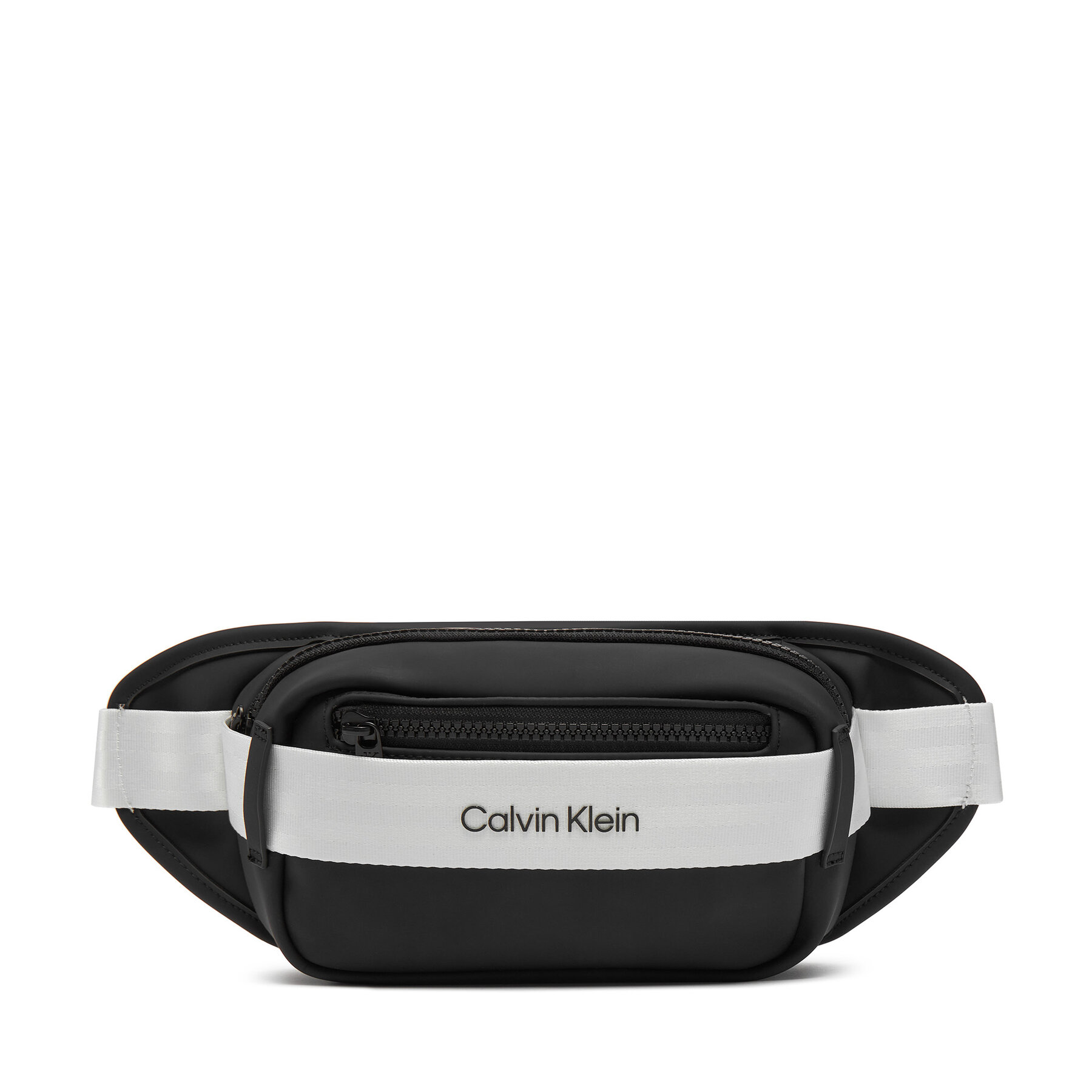 Saszetka nerka Calvin Klein Jeans Czarny Logo Waist Bag IU0IU00694