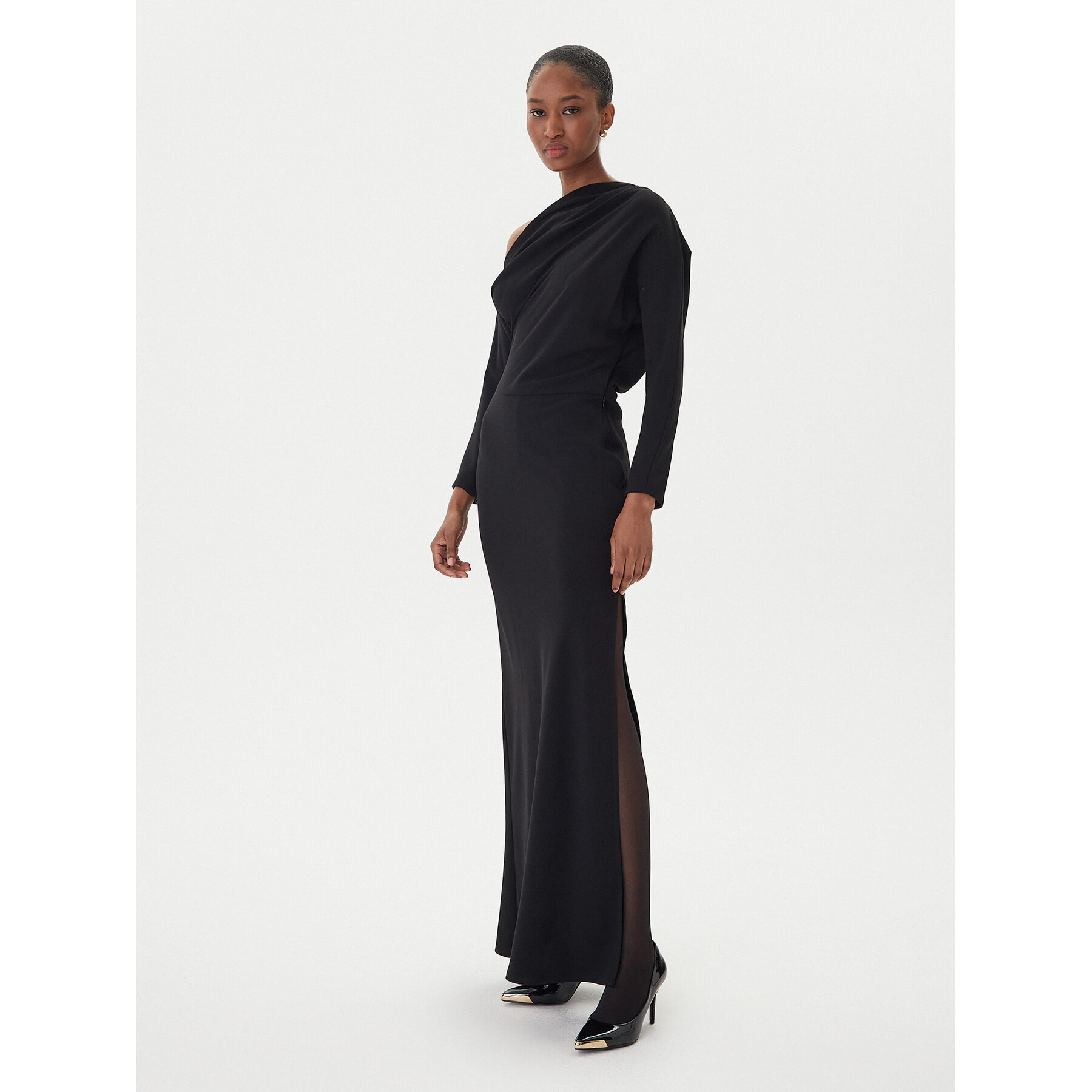 Eleh Abendkleid EFW250188 Schwarz Regular Fit