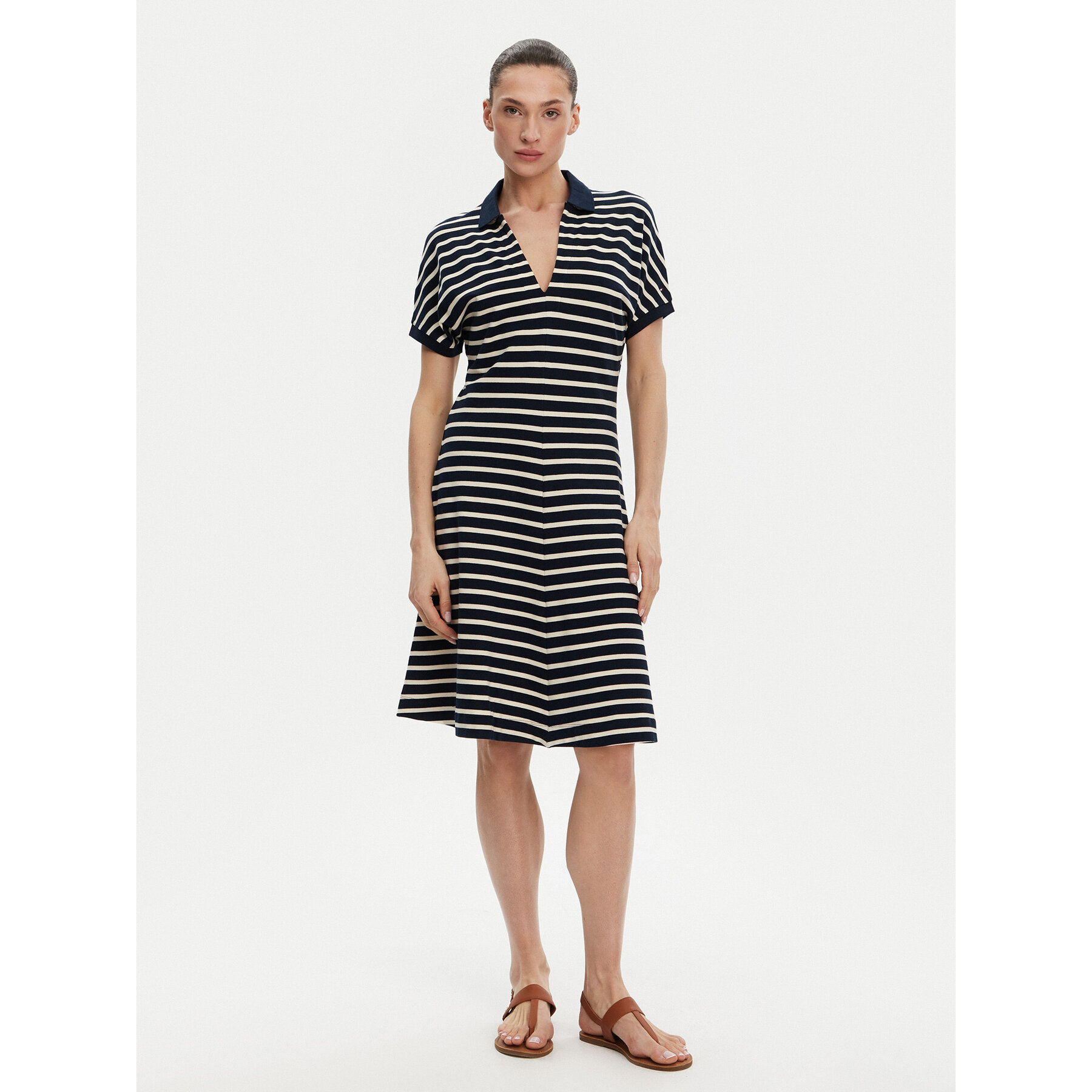 Tommy Hilfiger Kleid für den Alltag WW0WW44513 Dunkelblau Regular Fit
