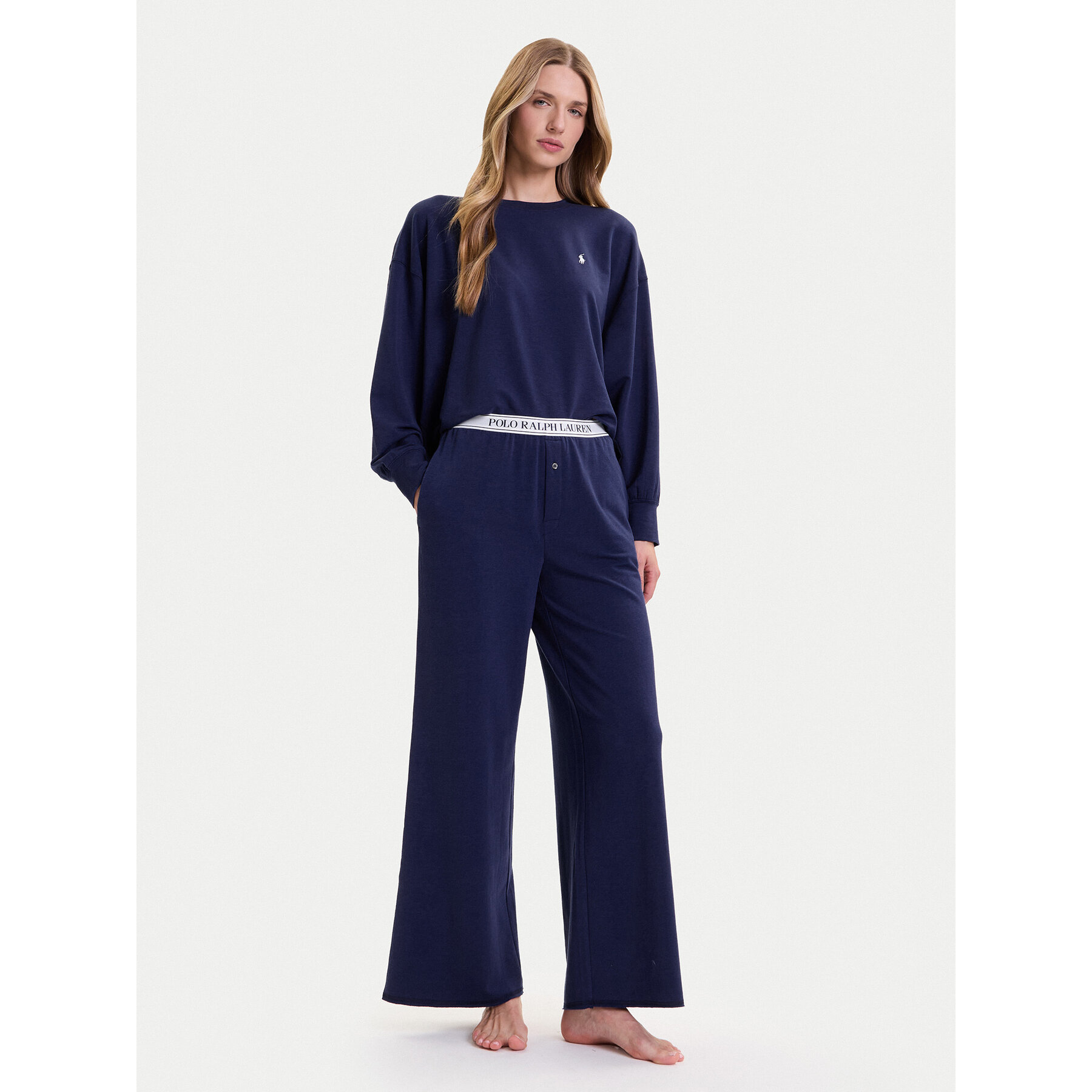 Polo Ralph Lauren Pyjama 4P8030 Dunkelblau Relaxed Fit