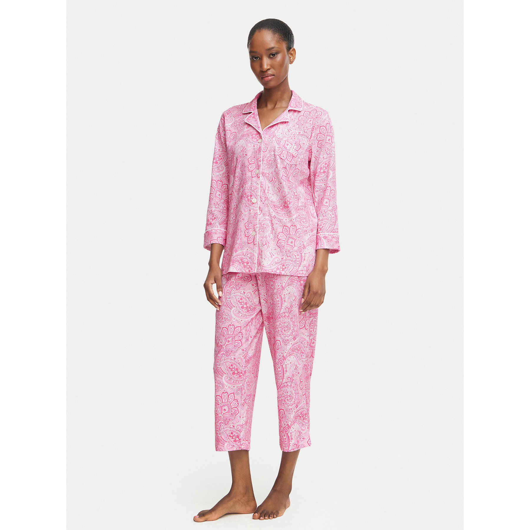 LAUREN RALPH LAUREN Pyjama I819702 Hellrosa Regular Fit
